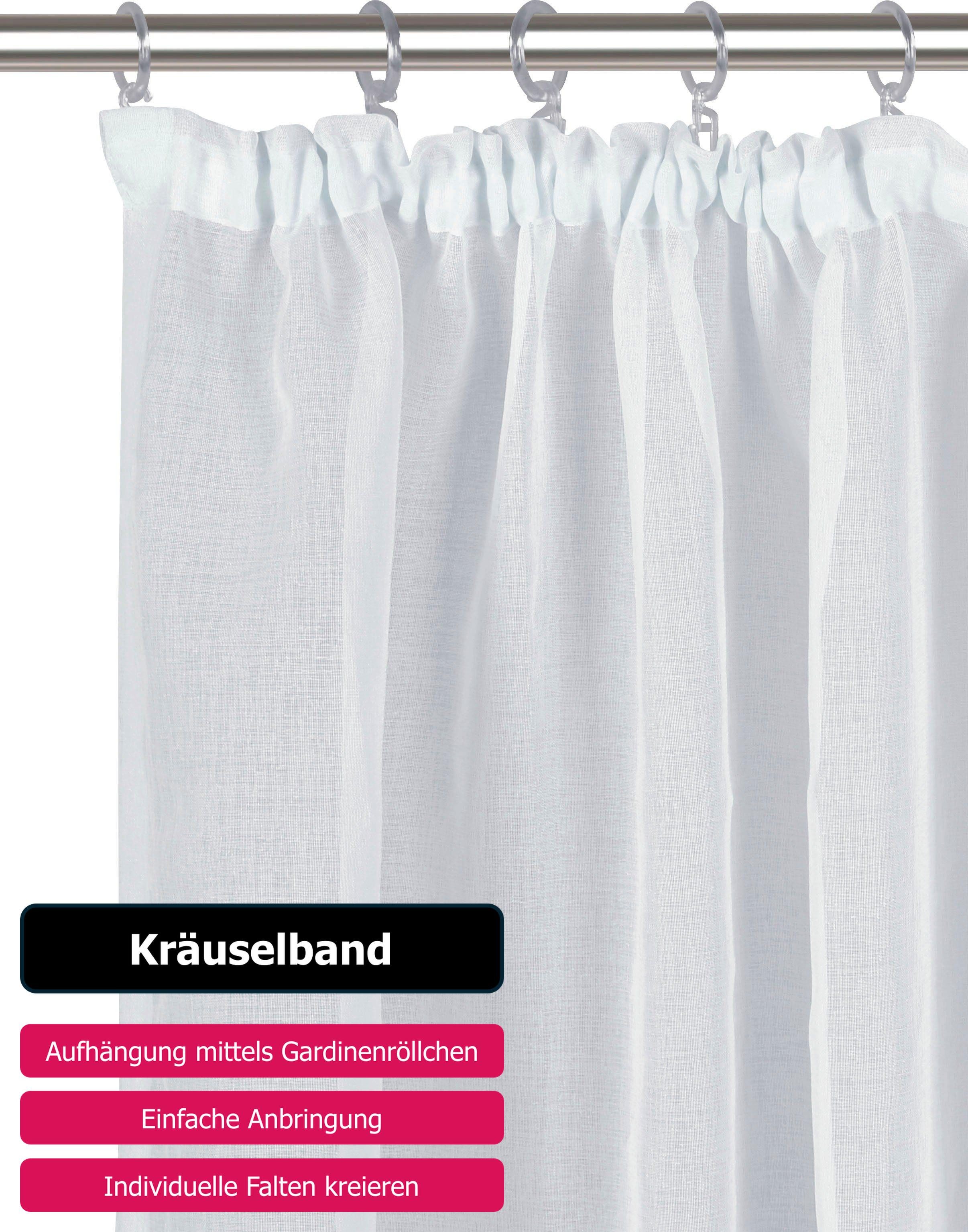 my home Gordijn DOLLY Bestseller, winkel (1 stuk)