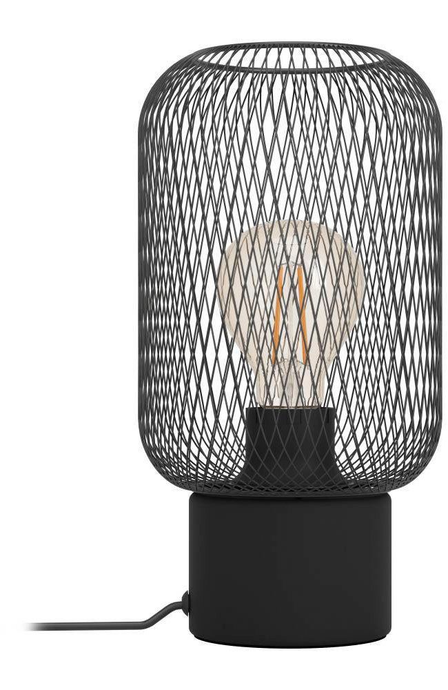 EGLO Tafellamp WRINGTON Tafellamp, vintage, staal, E27, nachtkastlamp, lamp (1 stuk)