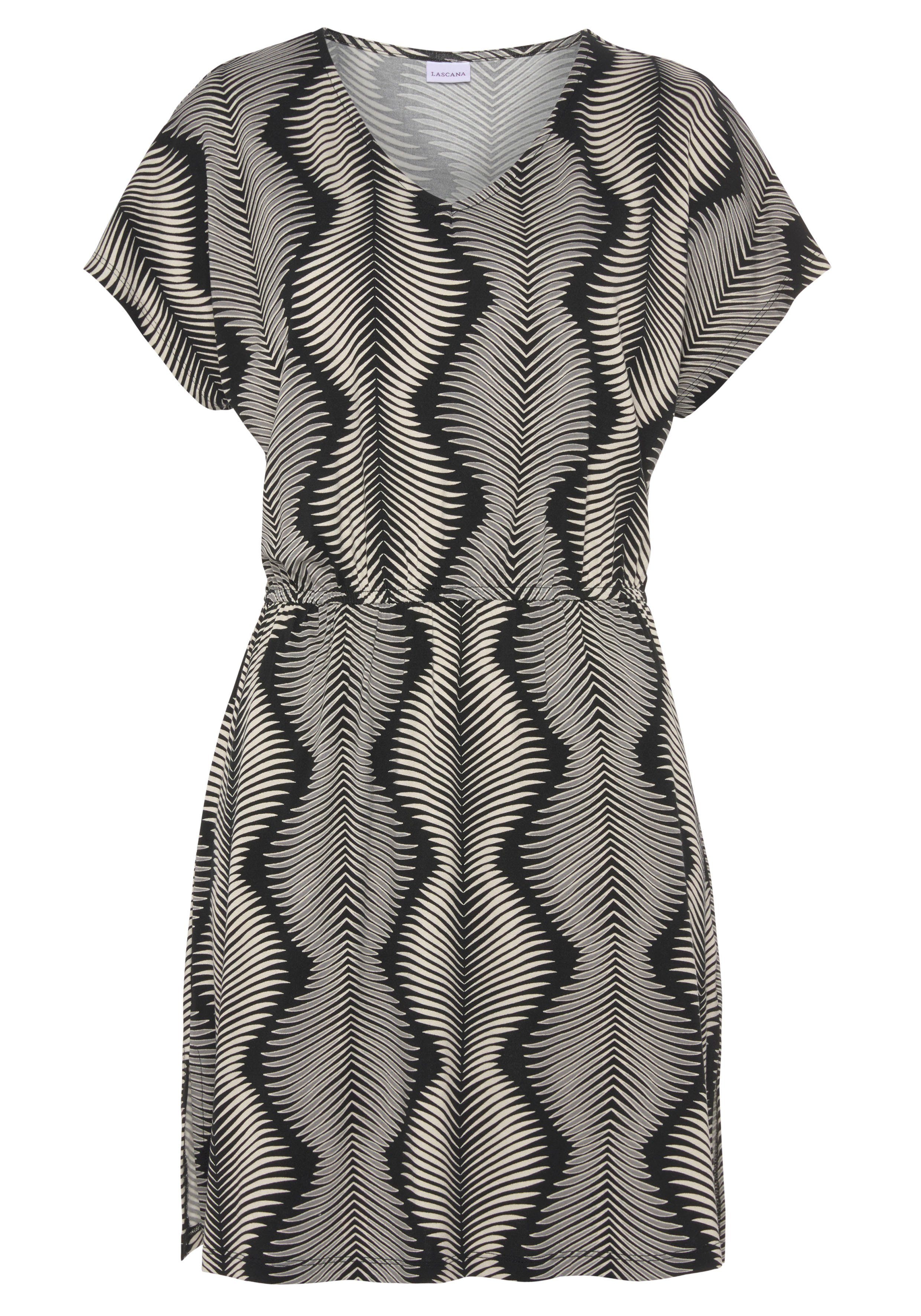 Lascana Nachthemd met grafische print all-over