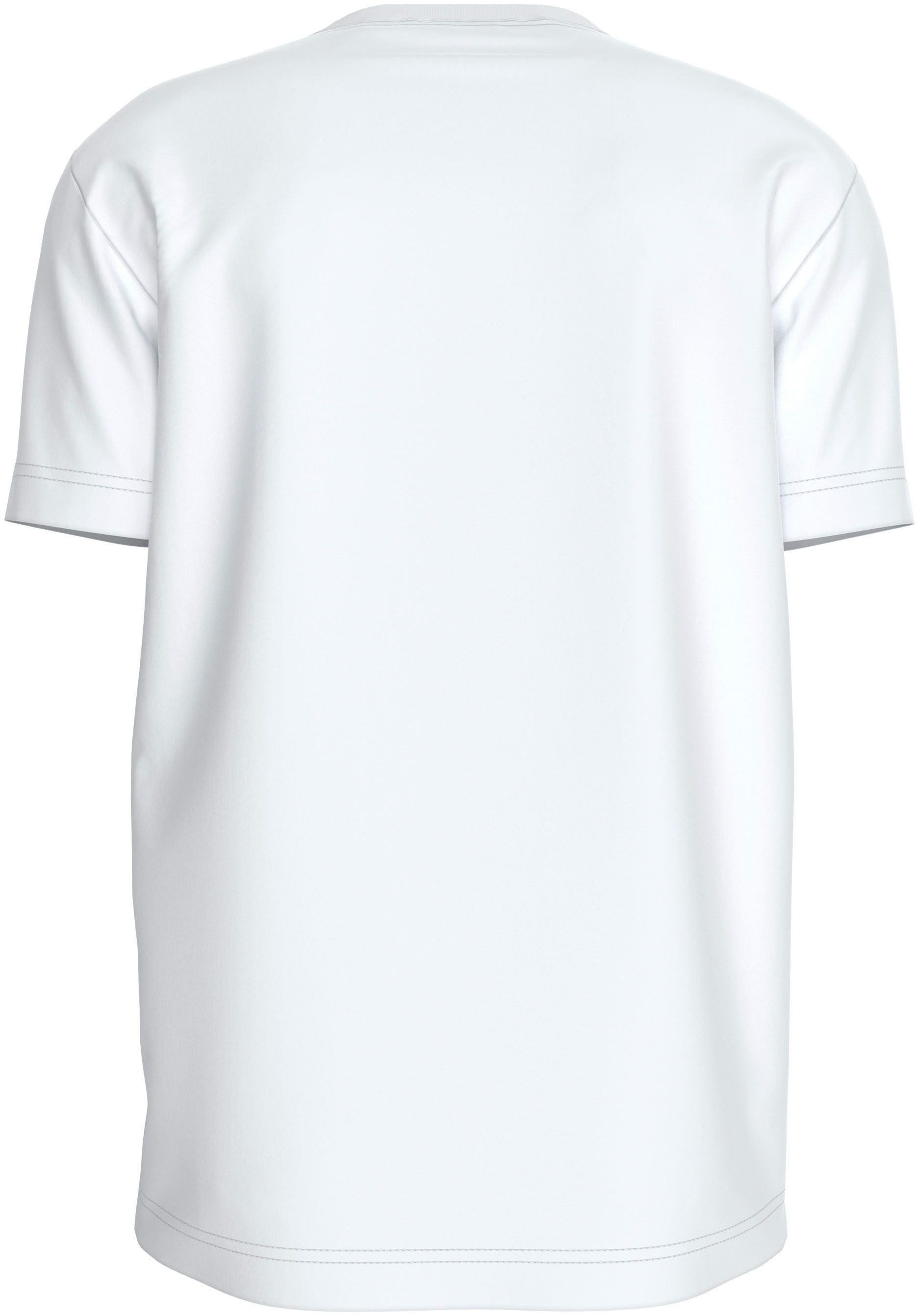 Calvin Klein T-shirt GRID BOX TEE met gestempeld logo