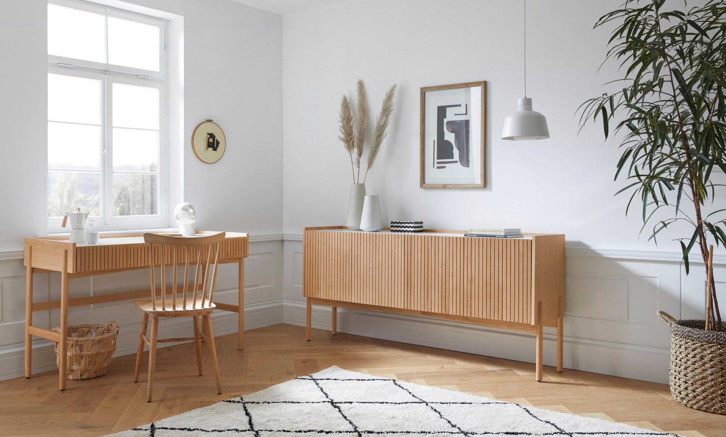 Woodman Dressoir Bottrup Breedte 177,5 cm, veel opbergruimte, verstelbare planken