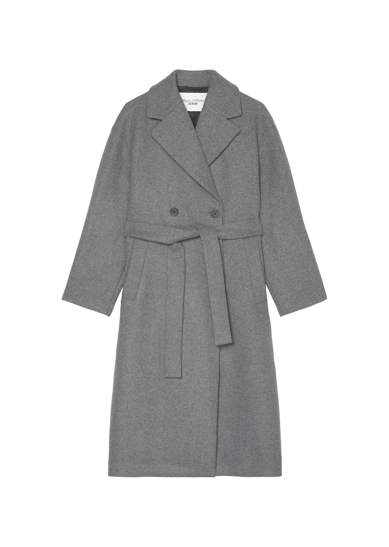 Marc O'Polo DENIM Winterjas met split achter en afneembare riem