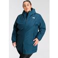 the north face functionele parka blauw