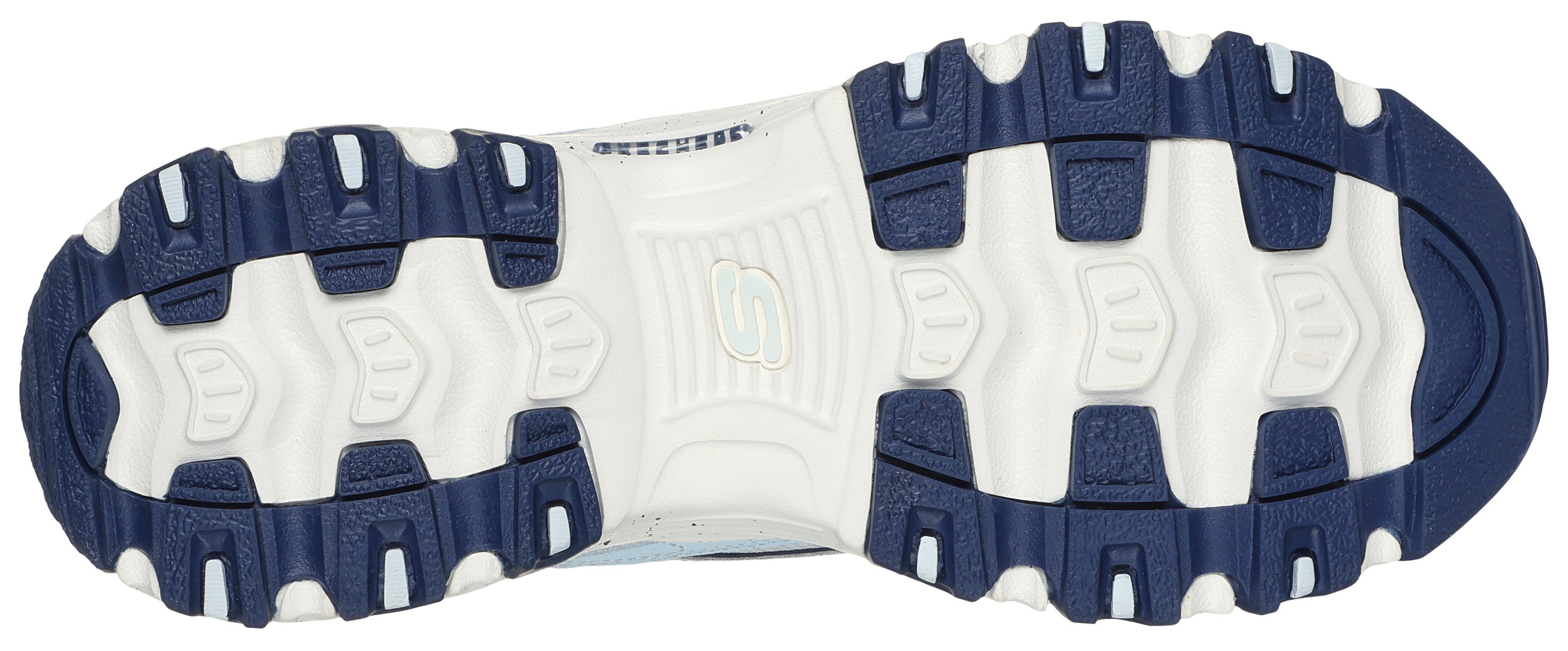 Skechers Sneakers D'LITES-BOLD VIEWS vrijetijdsschoen, lage schoen, veterschoen met air-cooled memory foam