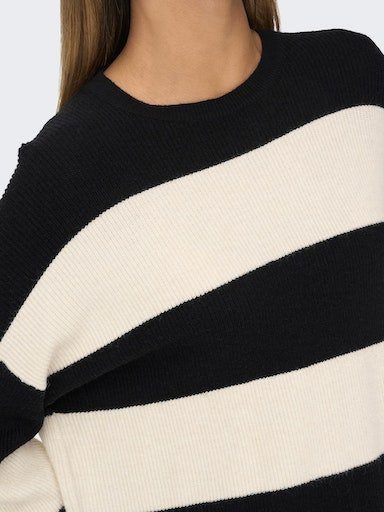 Only Gebreide trui ONLATIA L/S STRIPE PULLOVER KNT NOOS