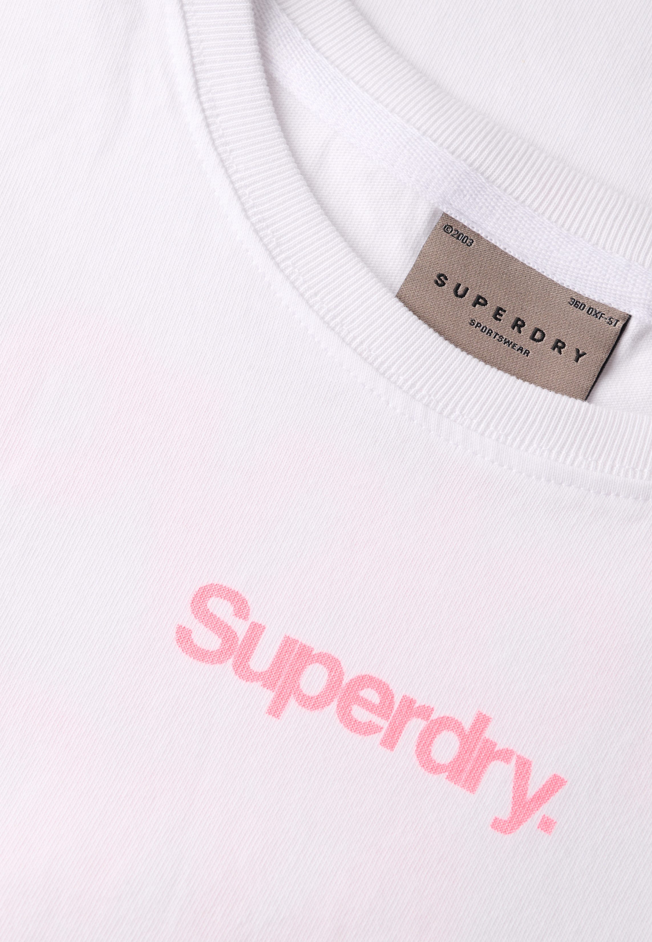 Superdry Shirt met korte mouwen CORE LOGO CITY FITTED TEE