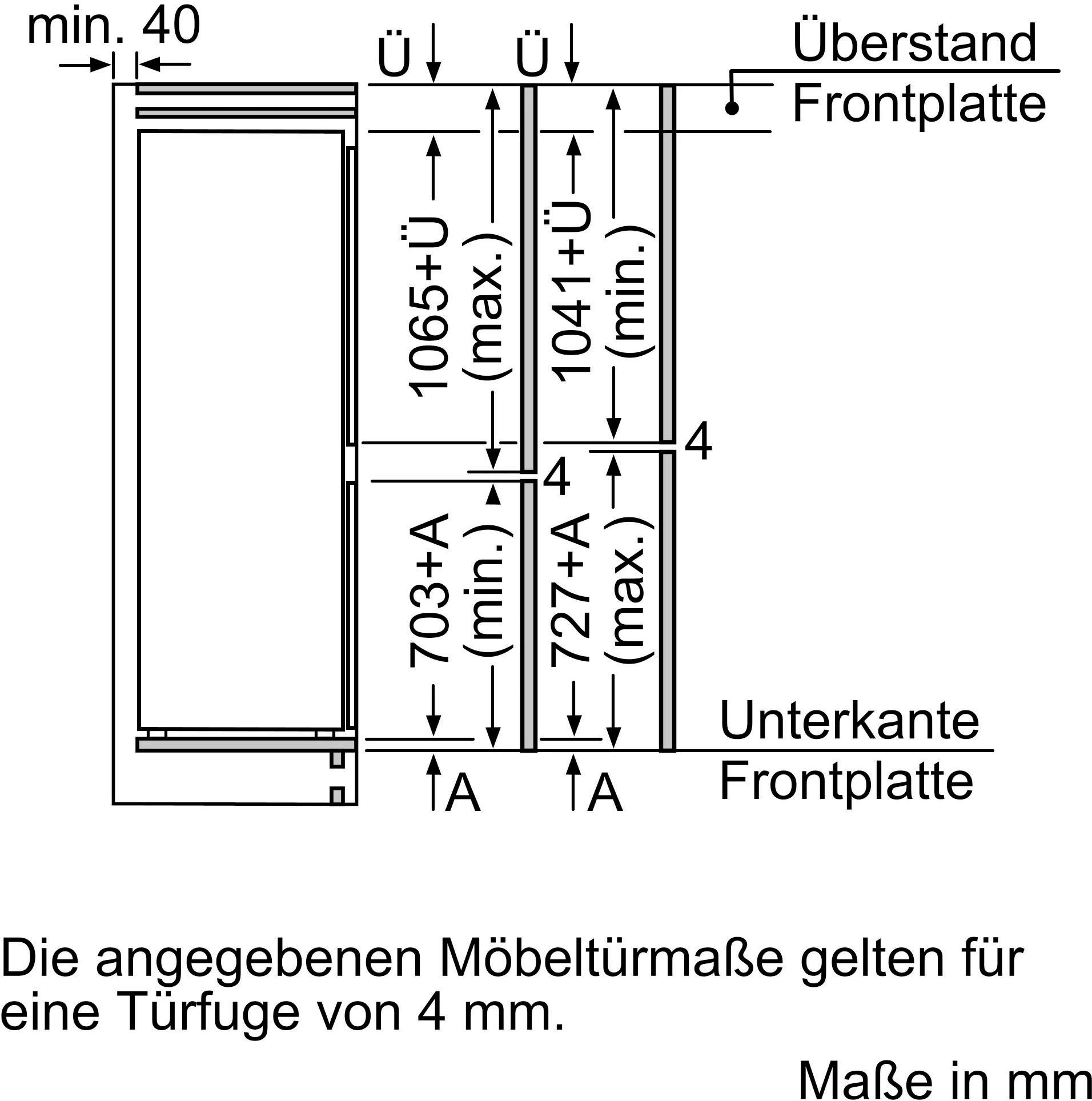 SIEMENS Inbouw koel-vriescombinatie KI86SHDD0, 177,2 cm x 55,8 cm