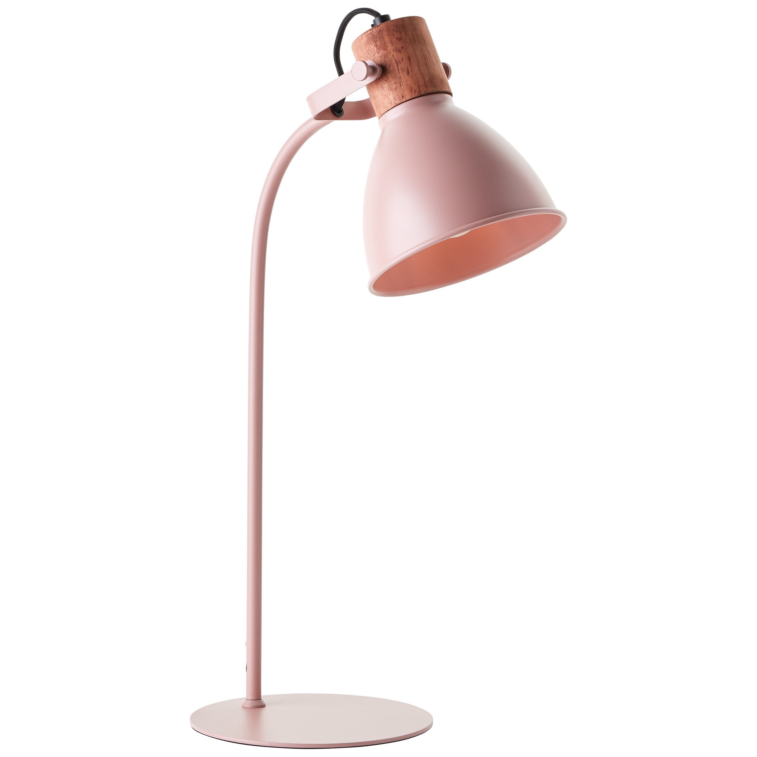 Brilliant Leuchten Tafellamp Erena Hoogte 52 cm, E27, metaal/hout