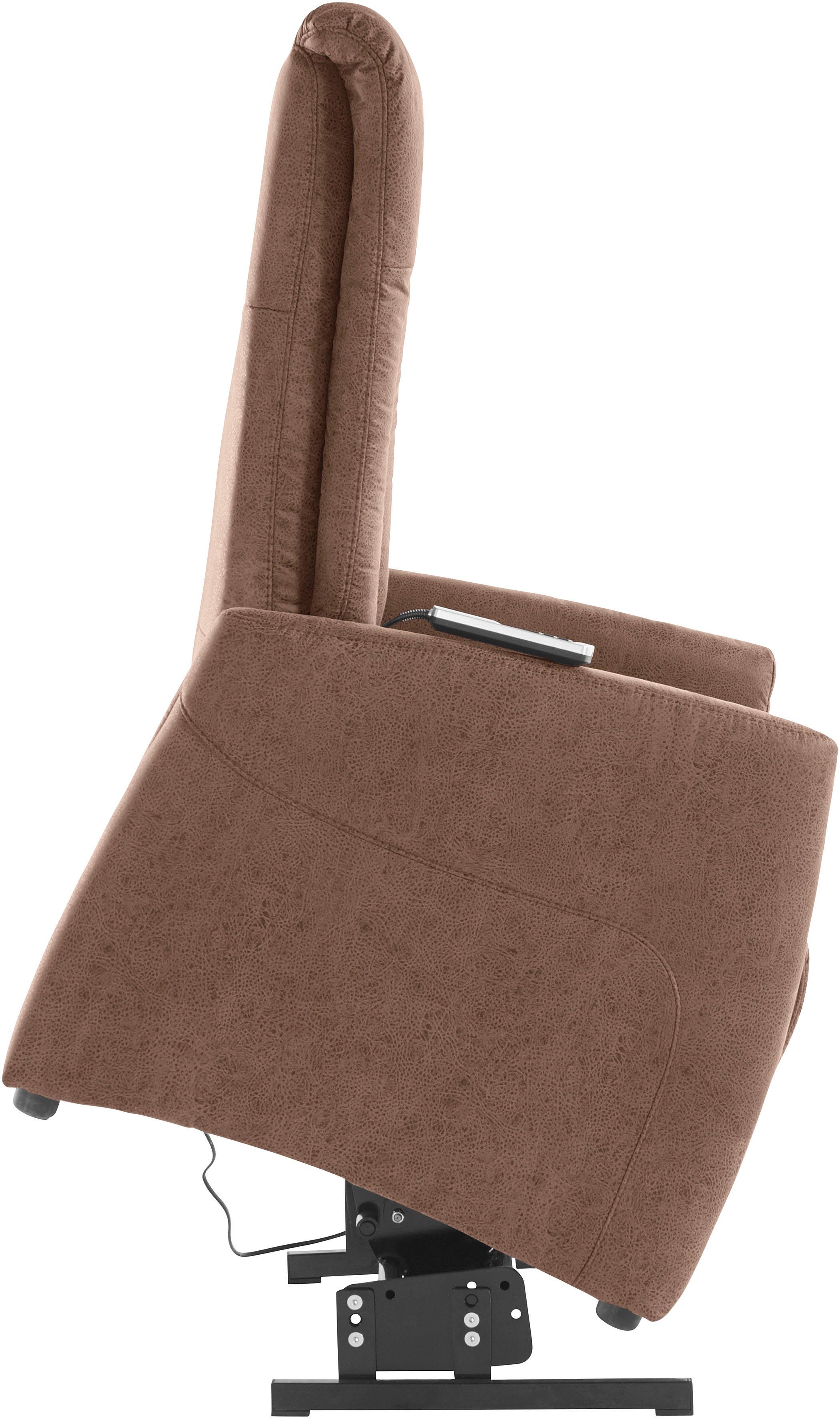 sit&more Relaxfauteuil MELISSA naar keuze elektrisch of handmatig verstelbaar, optioneel opstahulp