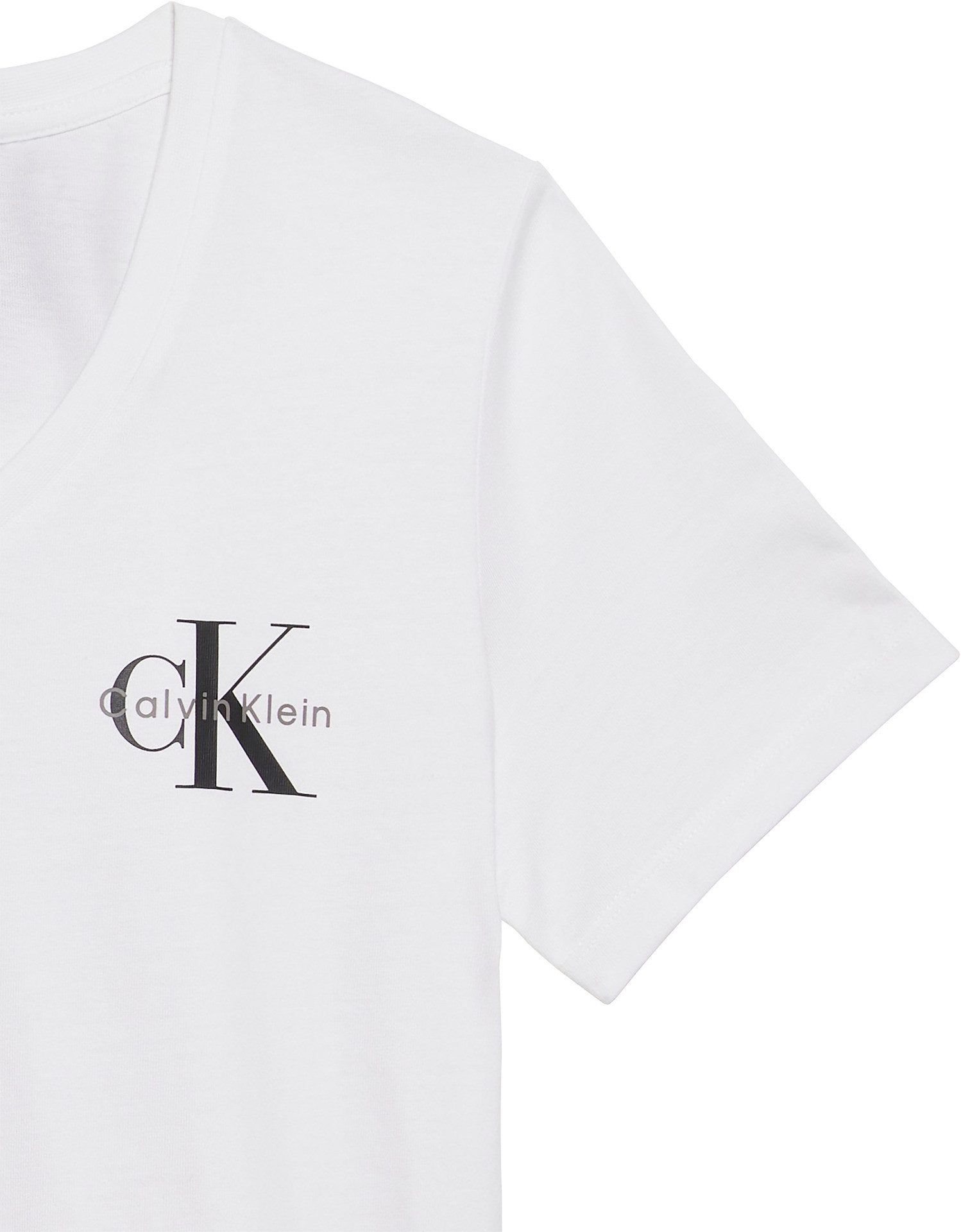 Calvin Klein Shirt met korte mouwen A- Logo VN 2 pack Tee (Set van 2)