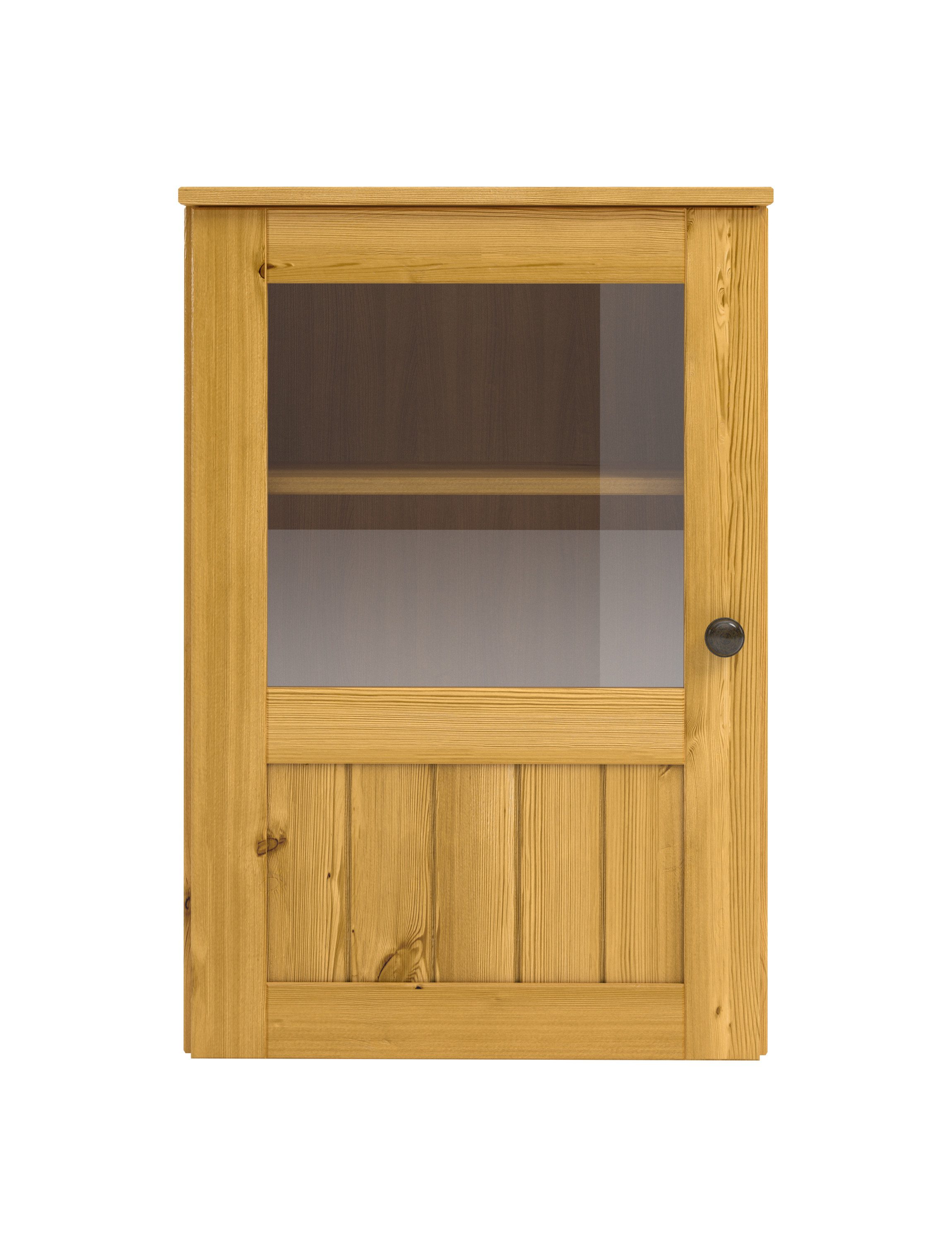 Home affaire Hangkast Alby2 Met metalen grepen en glazen deuren, breedte 50 cm