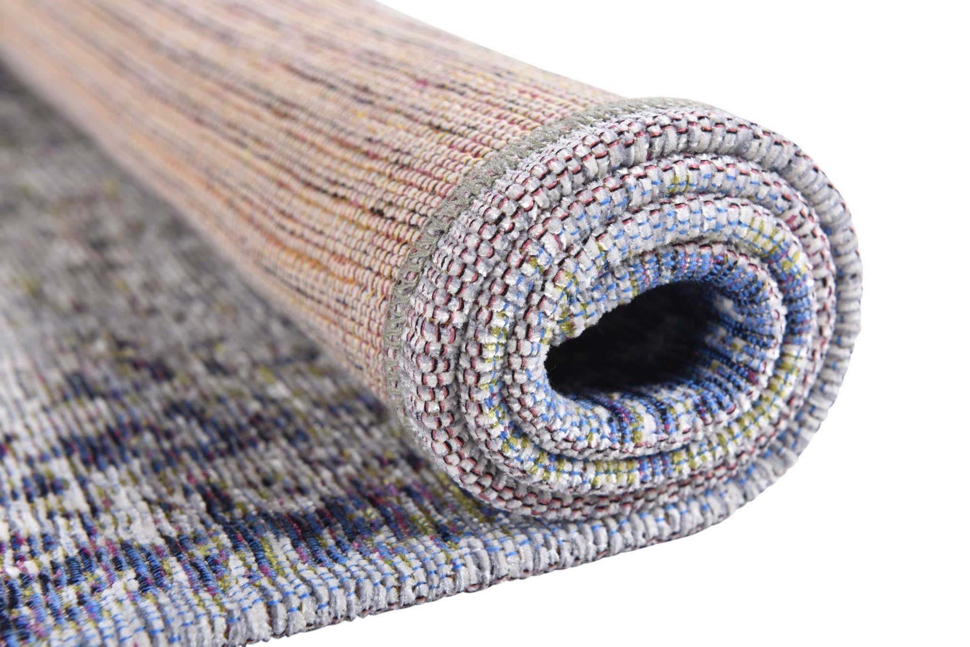 Gino Falcone Vloerkleed Cosima-119 geweven jacquard vloerkleed, met chenillegaren, moderne oriënt-look