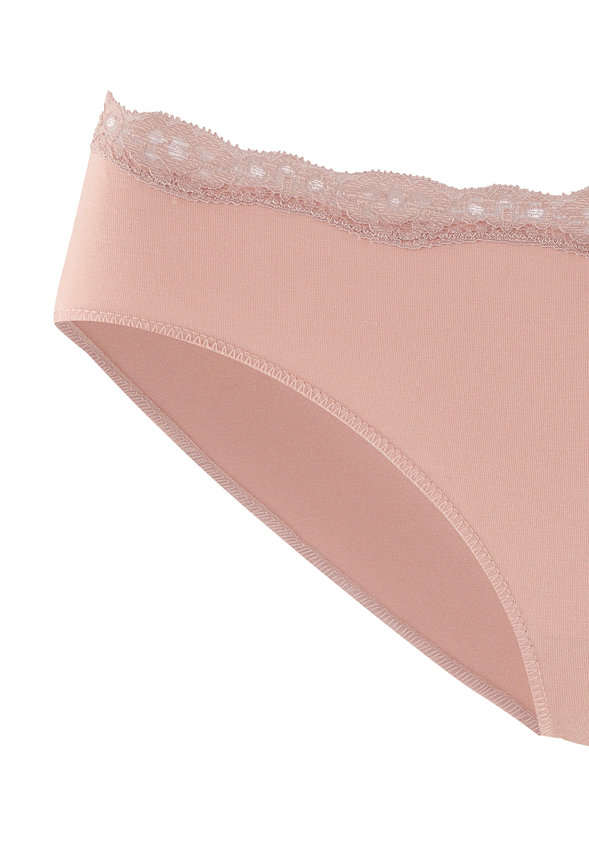 Lascana Bikinibroekje van elastische katoen, in mooie doos (set, 4 stuks)