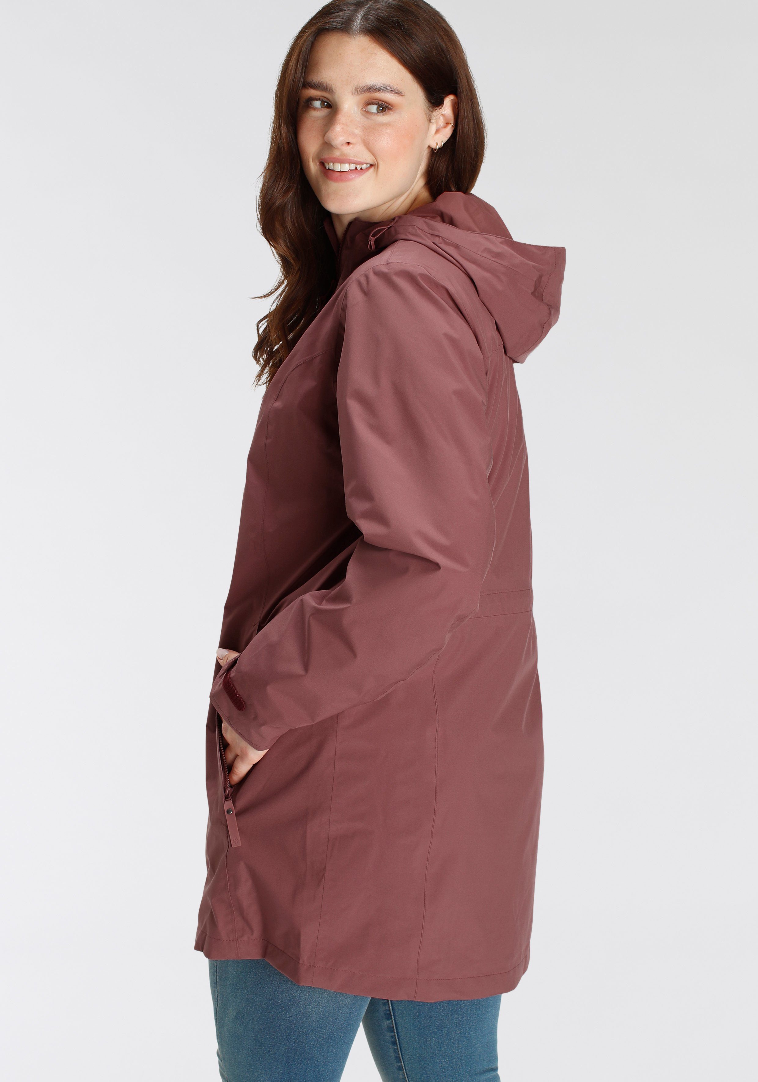 Jack Wolfskin Functionele parka SOLAIA PARKA W Winterjas waterdicht, winddicht & ademend
