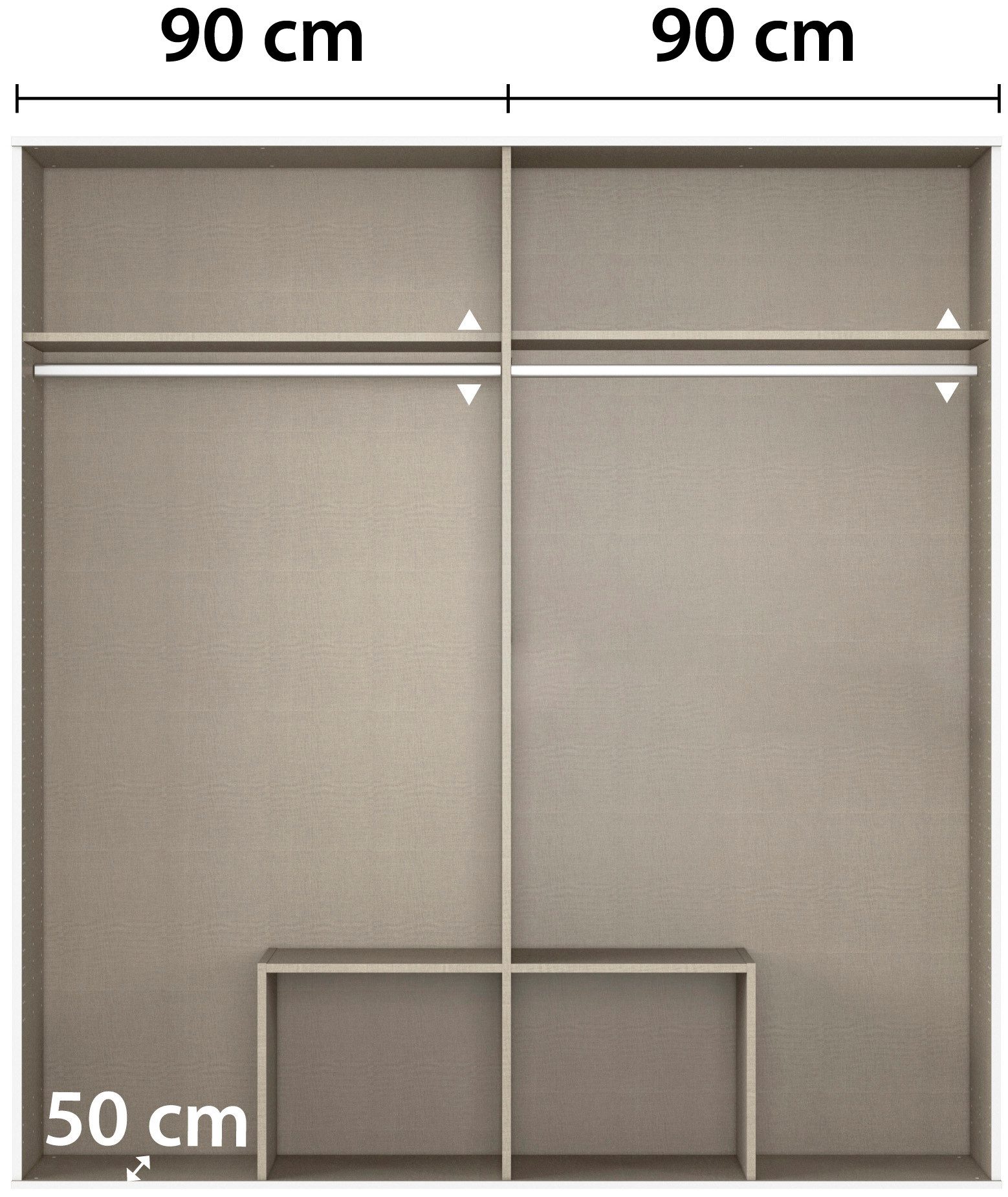rauch Kledingkast Freising ruime kast, garderobe slaapkamerkast met handgrepen en lades otto's chois top product