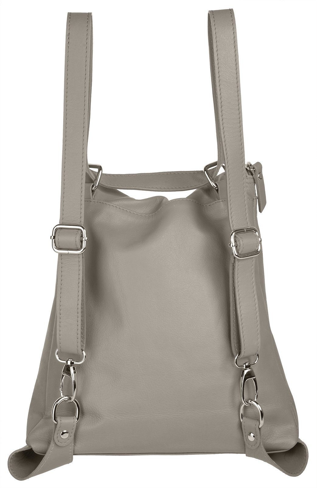 Forty Degrees Rugzak echt leer, made in italy