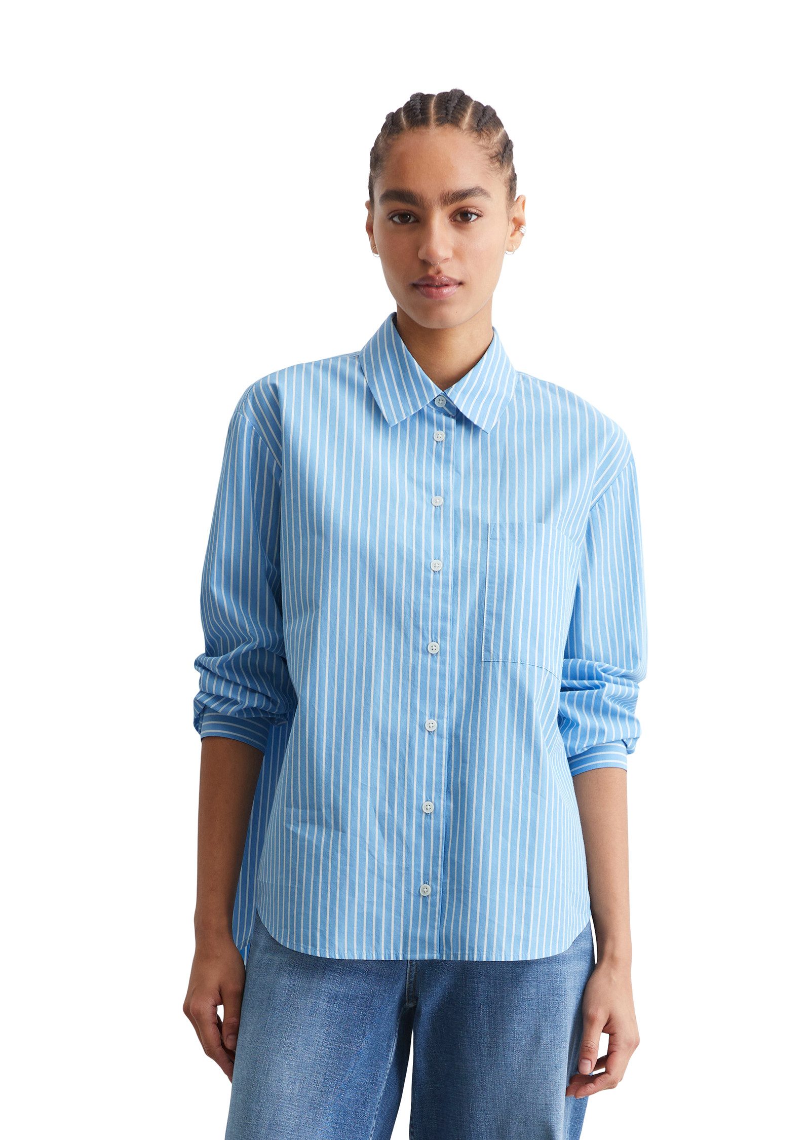 Marc O'Polo DENIM Blouse met lange mouwen modieus gestreept