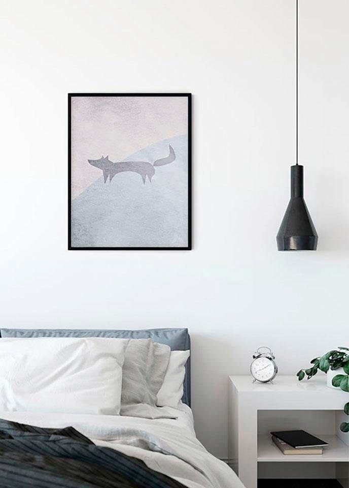 Komar Wanddecoratie Wild and Free Fox Wanddecoratie - zonder lijst (1 stuk)
