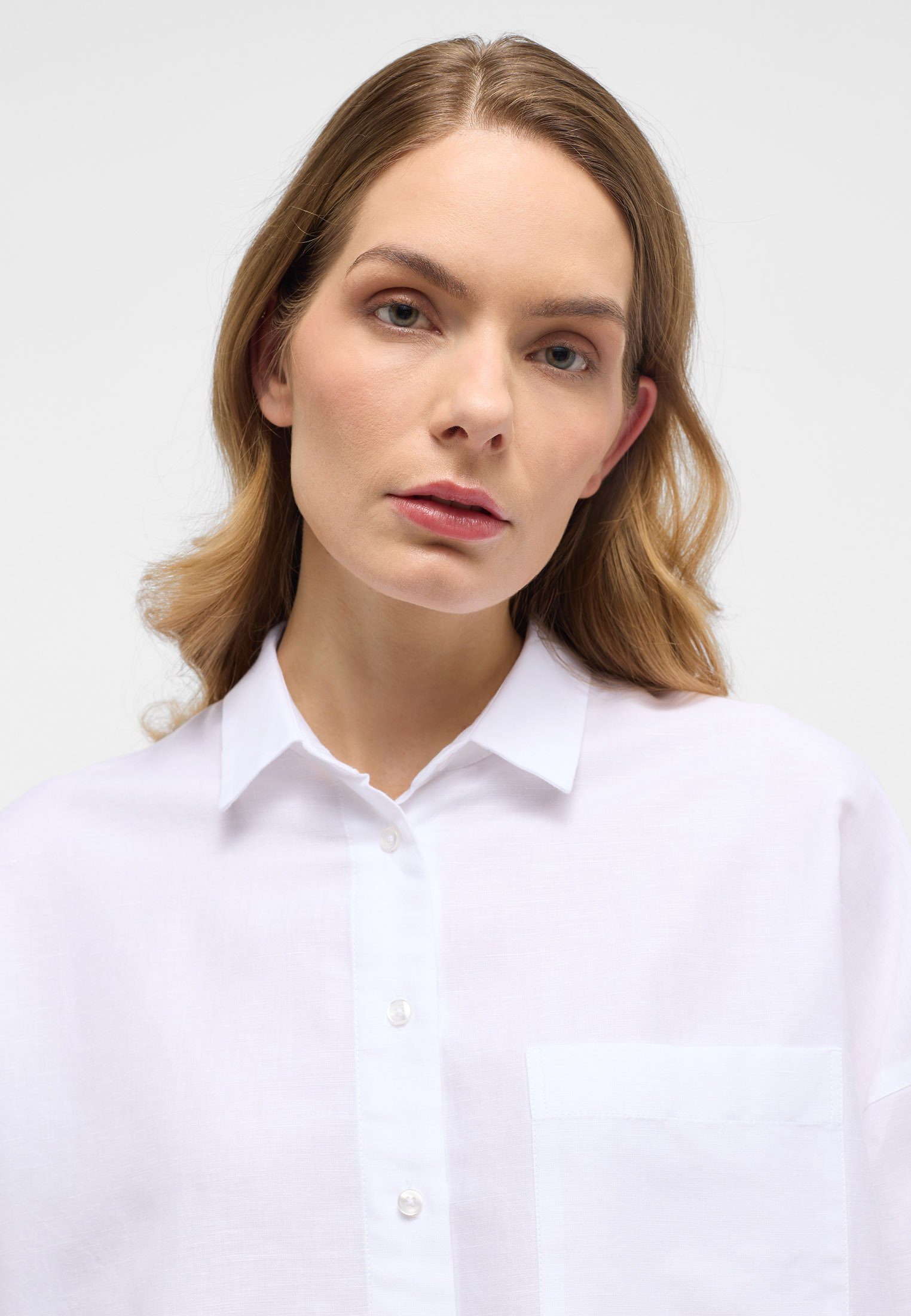Eterna Overhemdblouse Oversized fit EASY IRON (gemakkelijk te strijken)