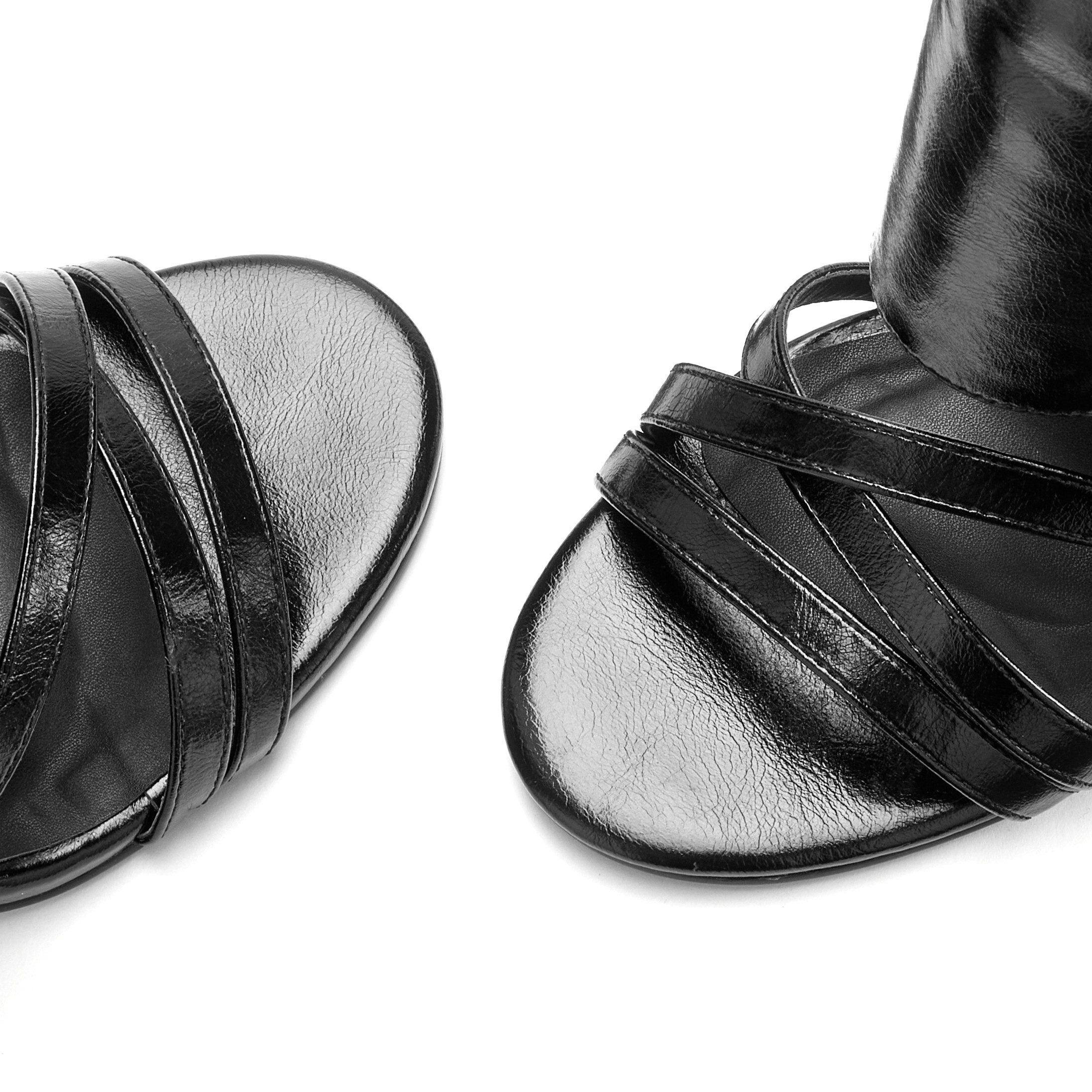 Lascana Belle Affaire Highheel sandaaltjes Sandaal met verfijnde vetersluiting,