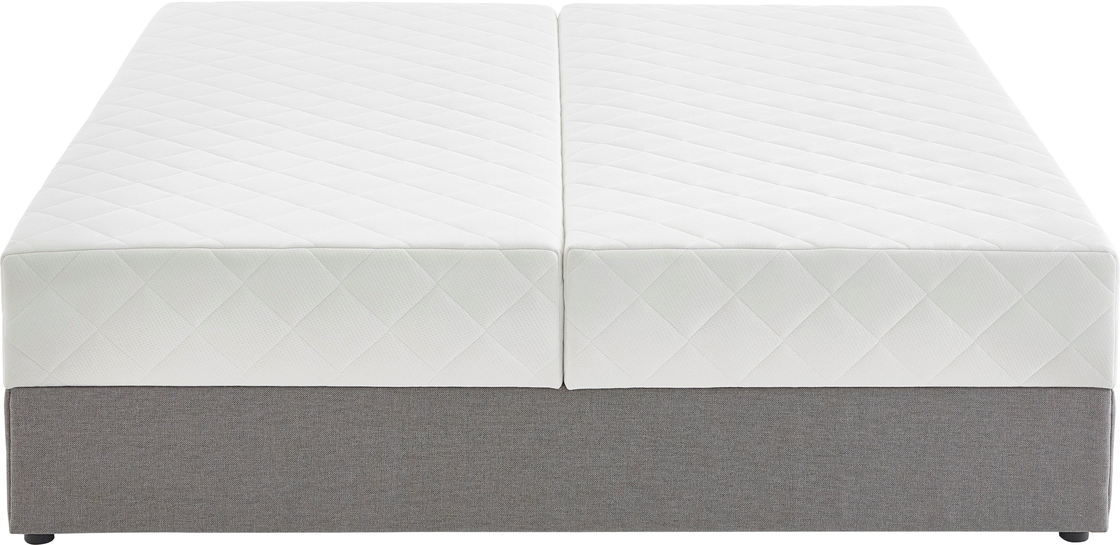 ATLANTIC home collection Boxspring BELINA met pocketveringmatras en ruime bedlade