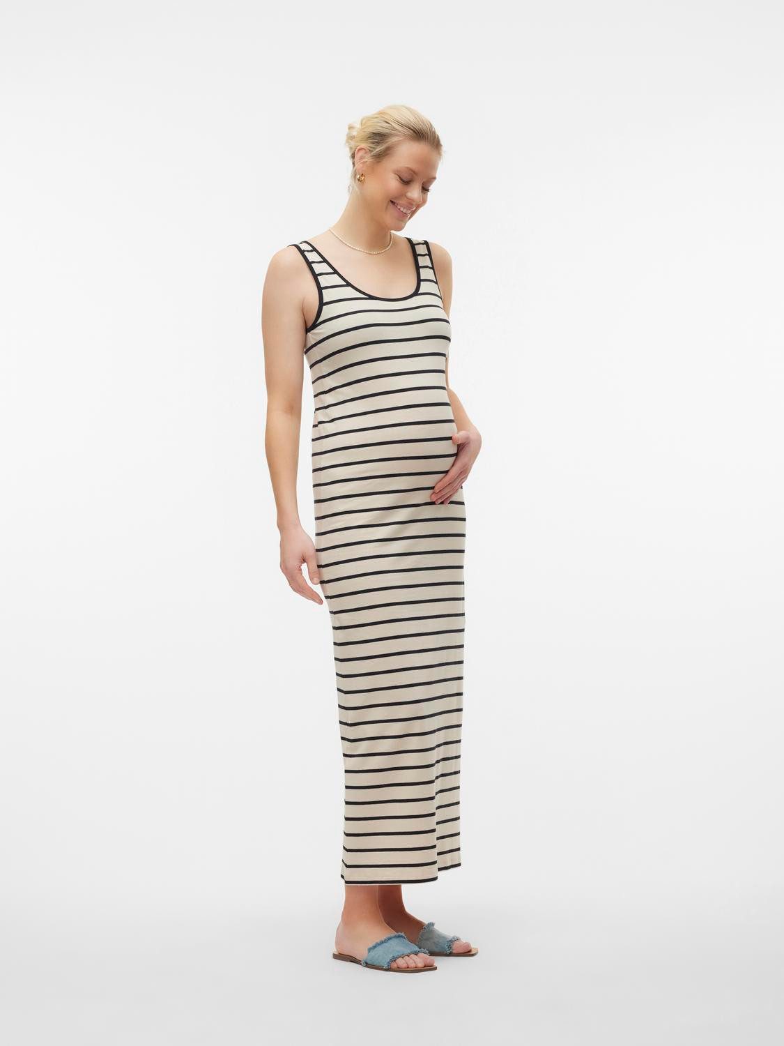 Mamalicious Jerseyjurk MLEVA YD SL JRS MAXI DRESS A. NOOS