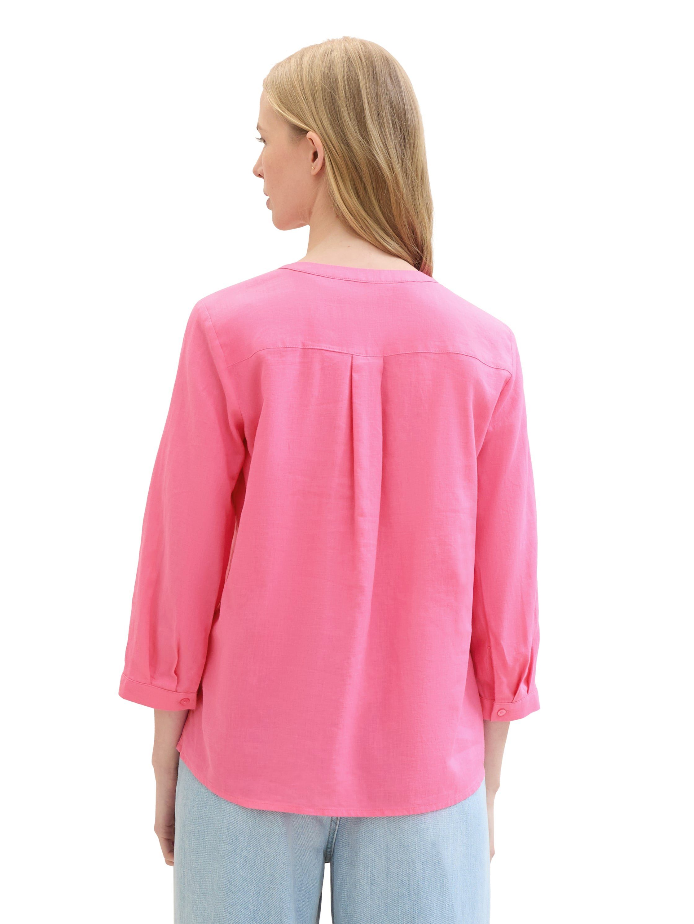 Tom Tailor Blouse zonder sluiting met linnen