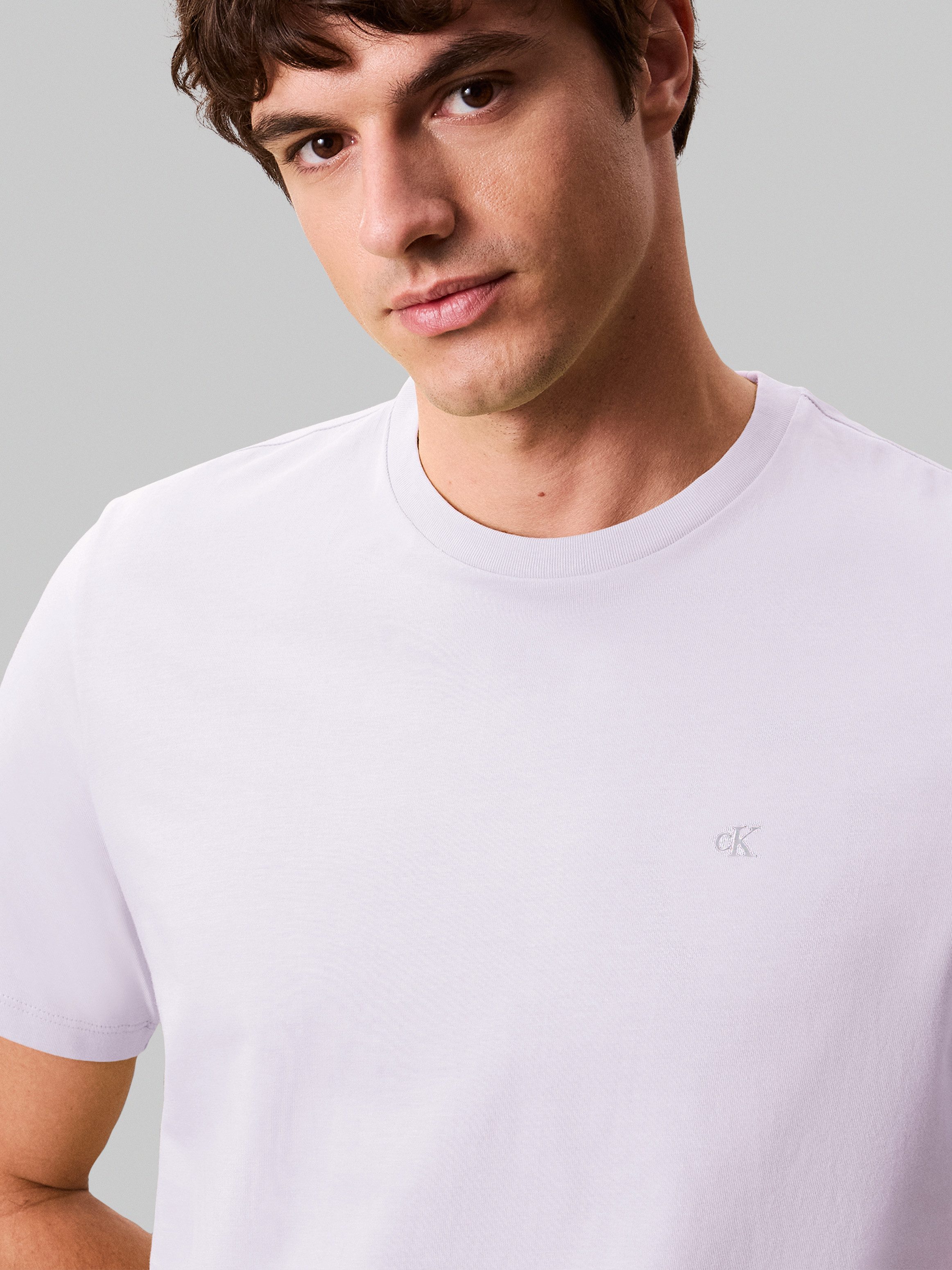 Calvin Klein T-shirt SS SMOOTH CTTN SOLID CREWNK TEE