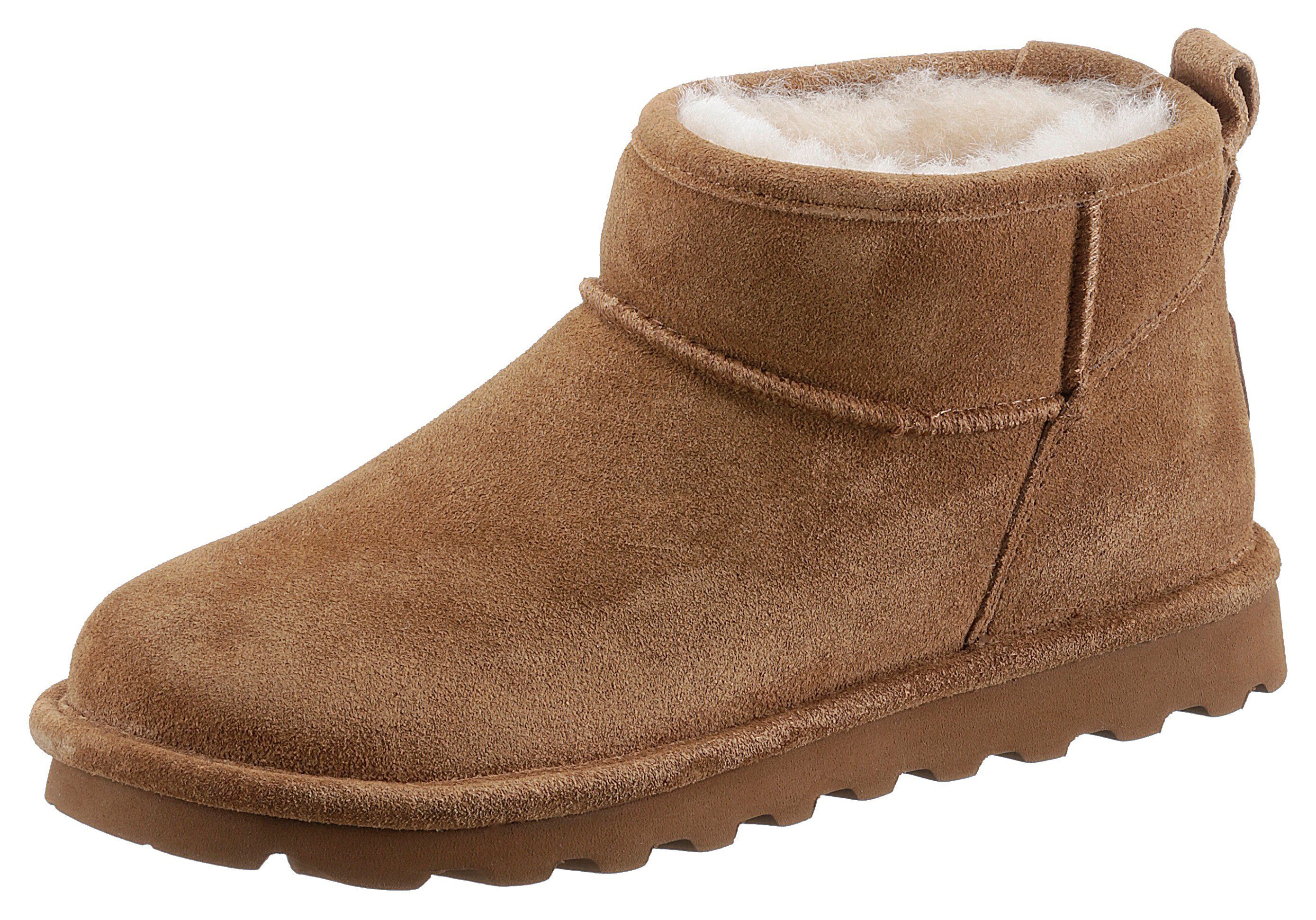 Bearpaw Winterlaarzen Shortama Winterlaarzen, instaplaarzen met uitneembare binnenzool