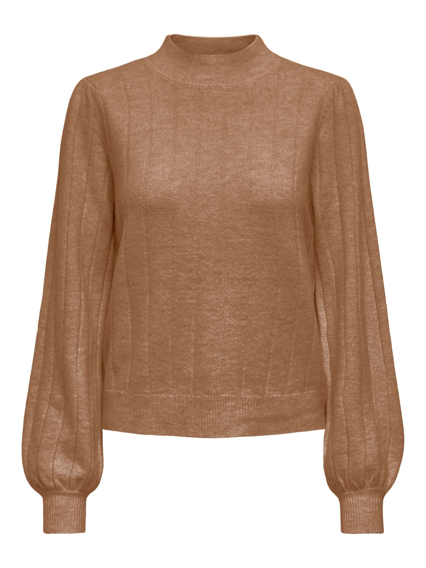 Only Gebreide trui ONLFIRENZE LS HIGHNECK PULLOVER KNT NCA