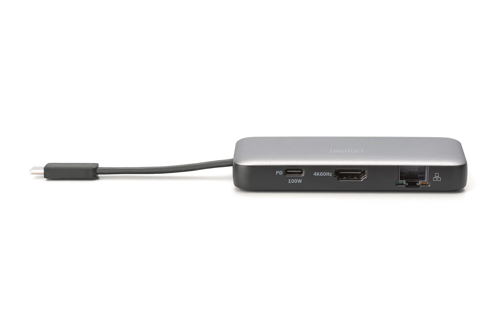 Digitus Laptop-dockingstation USB-C Travel Docking Station, 7-Port, HDMI, USB, RJ45
