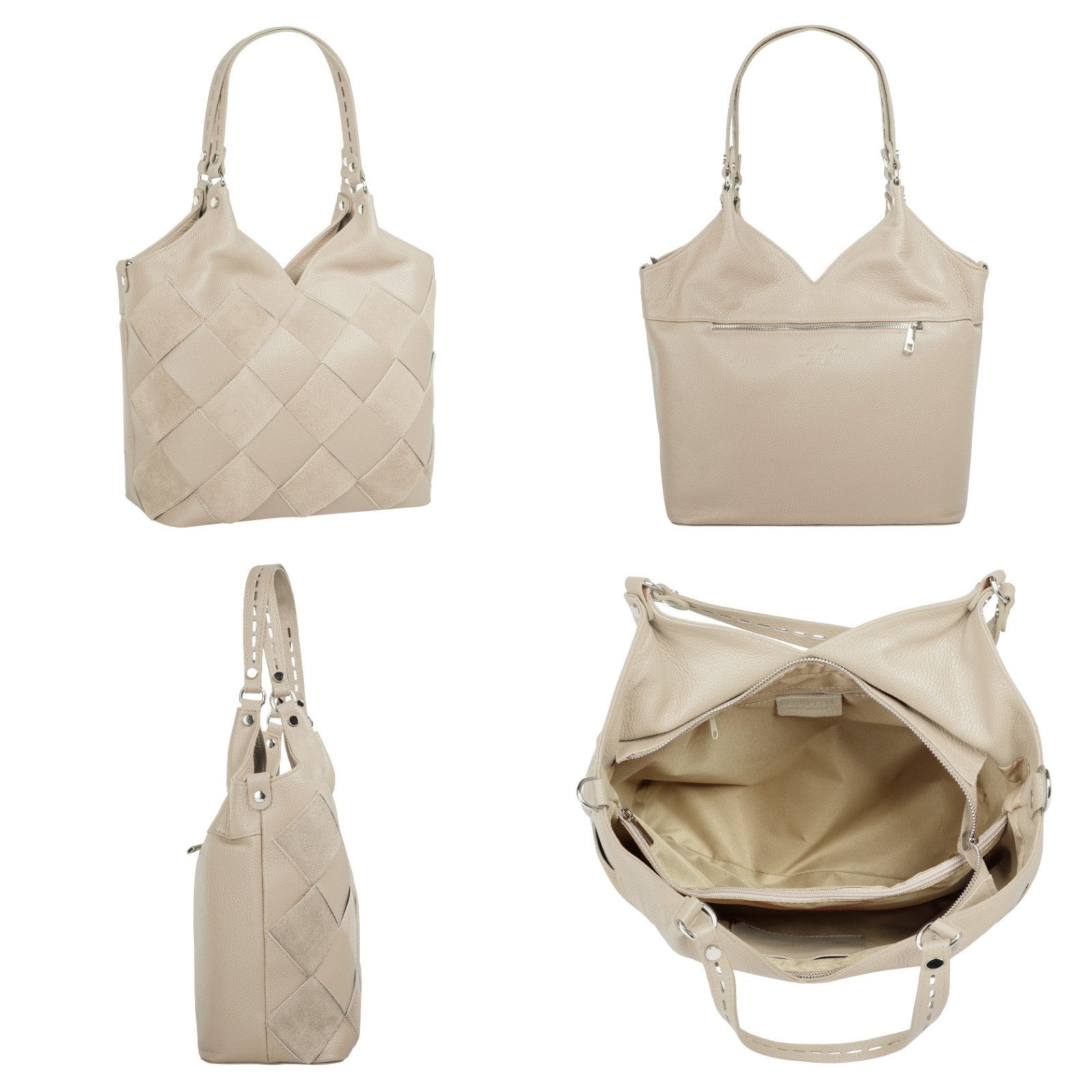 Samantha Look Shopper echt leer, made in italy