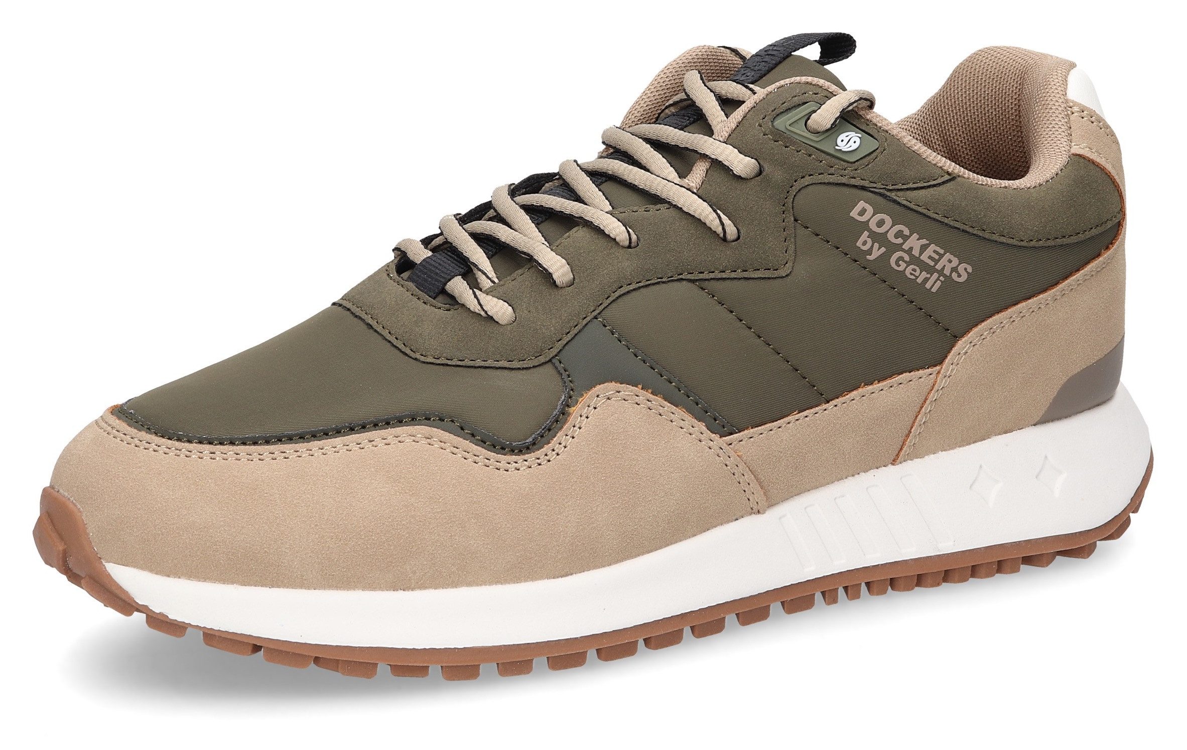 Dockers by Gerli Sneakers , trekking schoen, outdoorschoen, veterschoen, vrijetijdsschoen heren veterschoenen maat 41 groen