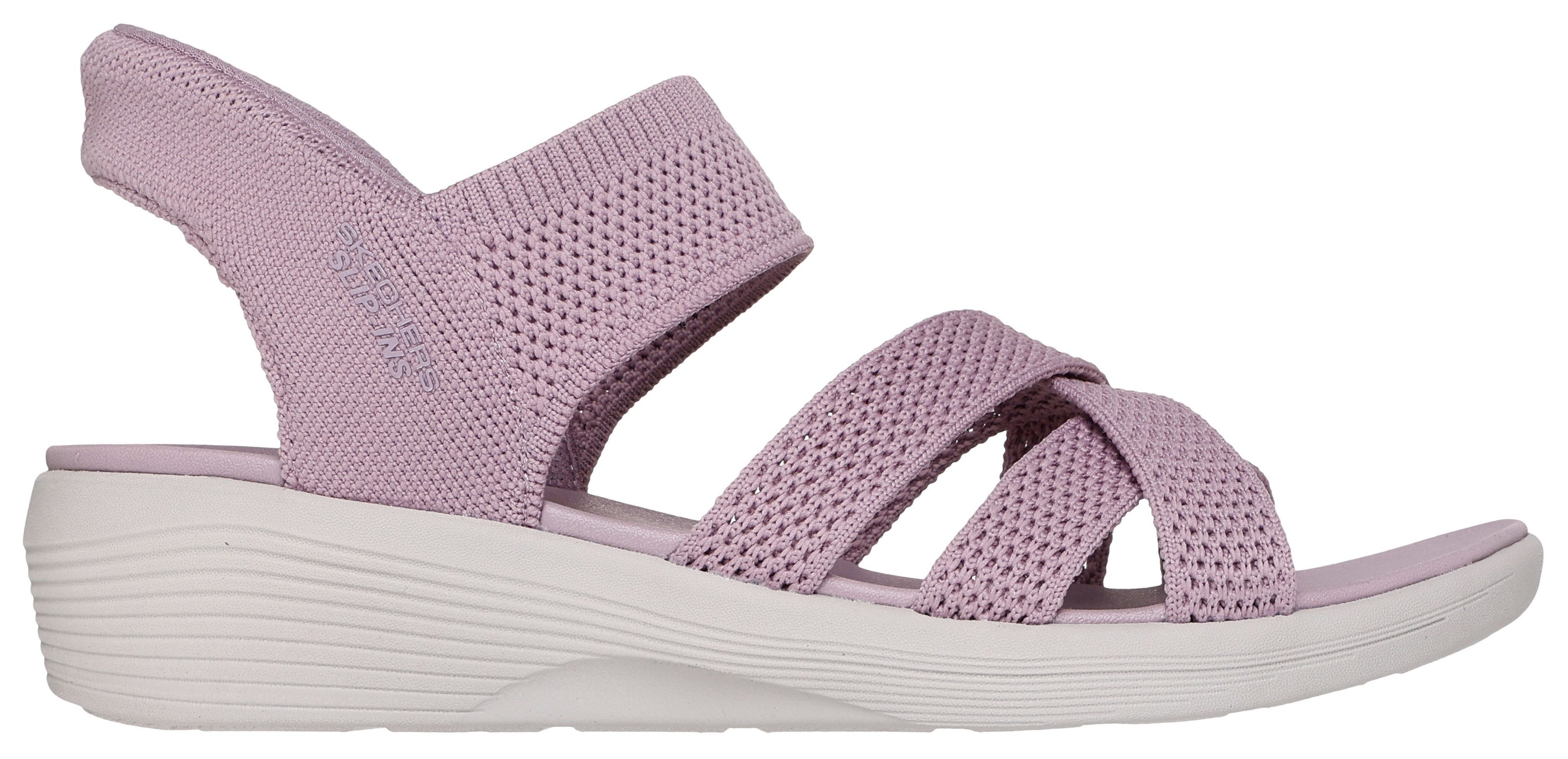 Skechers Sleehaksandaaltjes ARYA , vrijetijdsschoen, sandaal in vegan verwerking