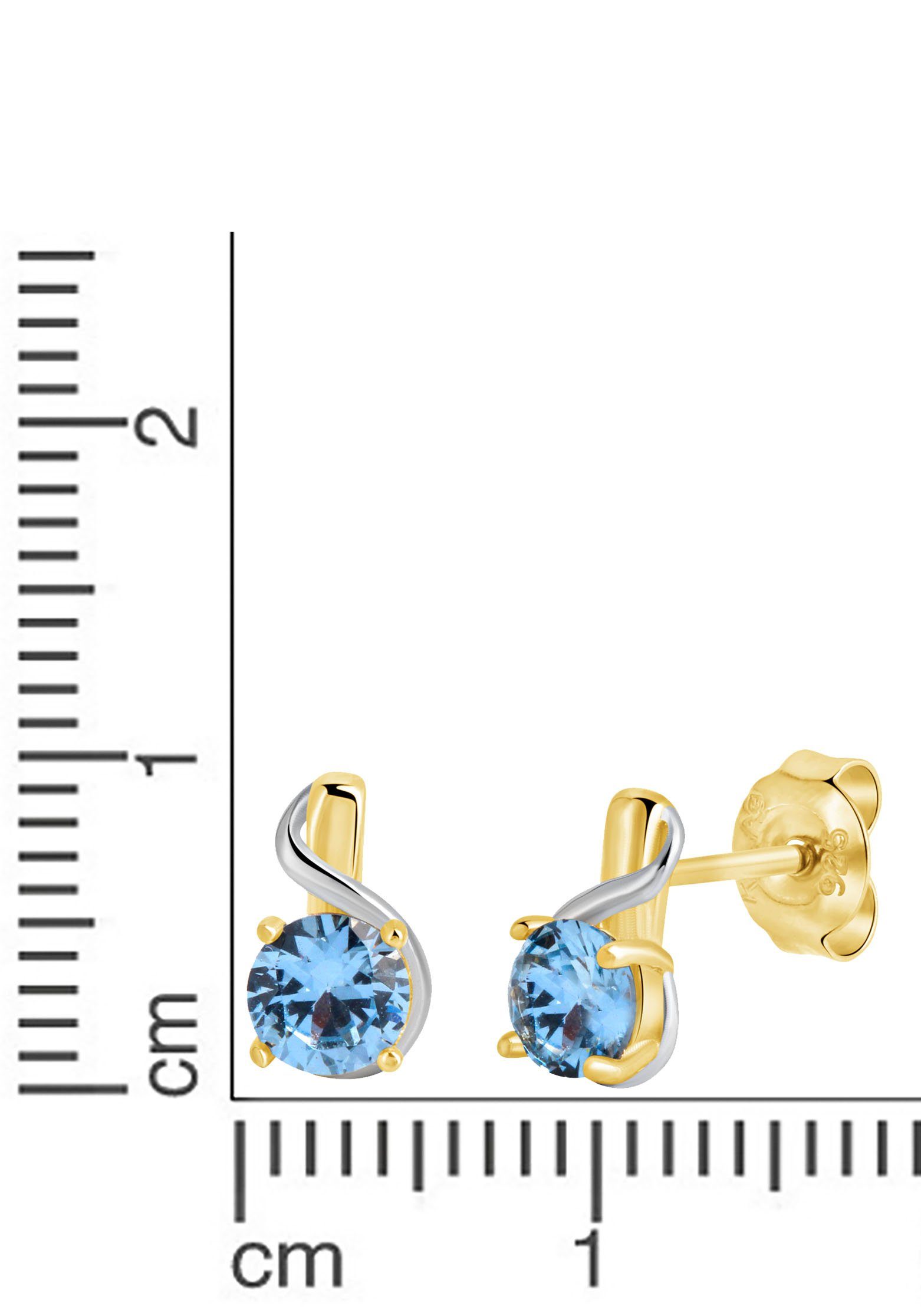 Firetti Oorstekers Sieraad cadeau zilver 925 oorbellen edelsteen spinel