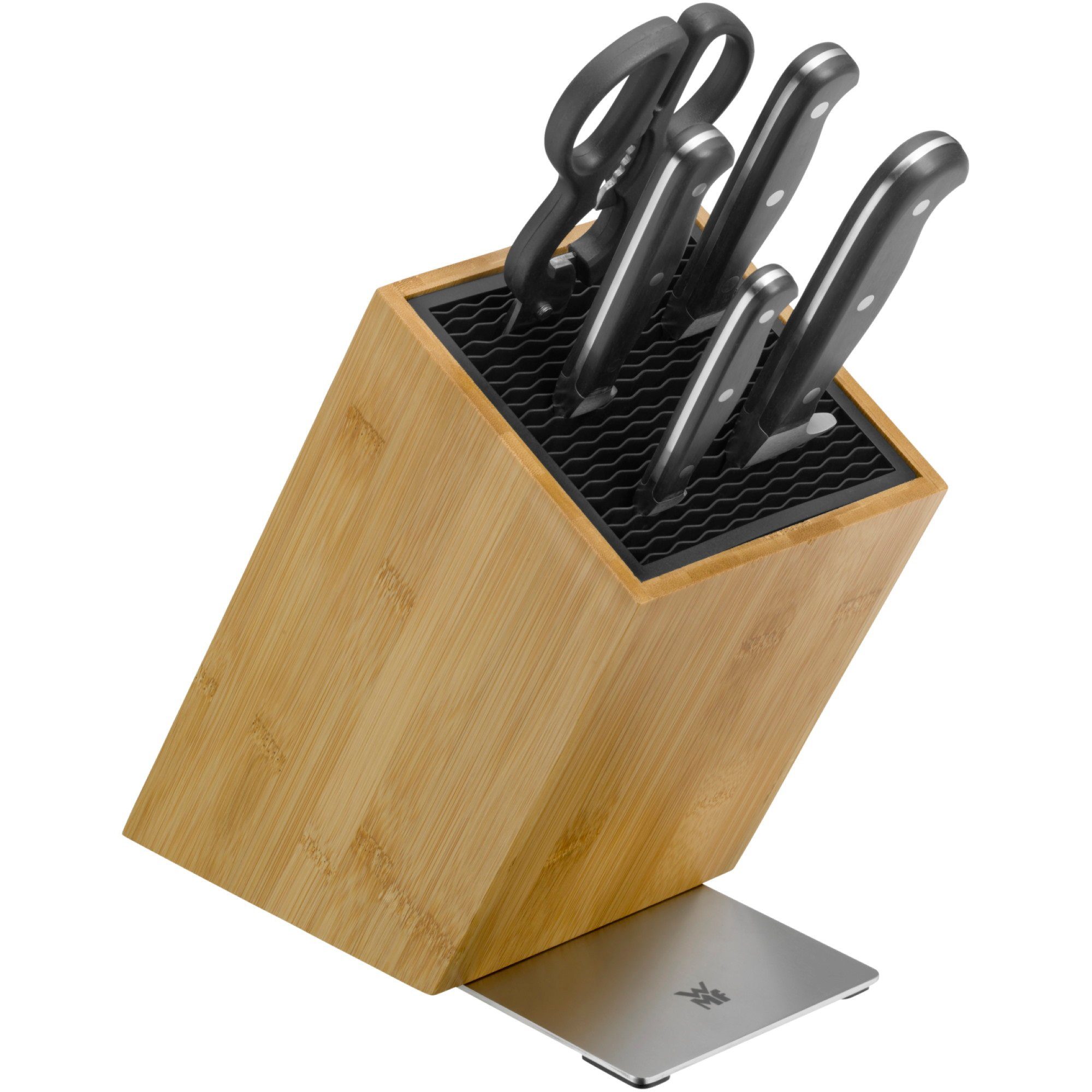 WMF Messenblok Spitzenklasse Plus Lemmeten van speciaal messenstaal, made in Germany (set, 6-delig)