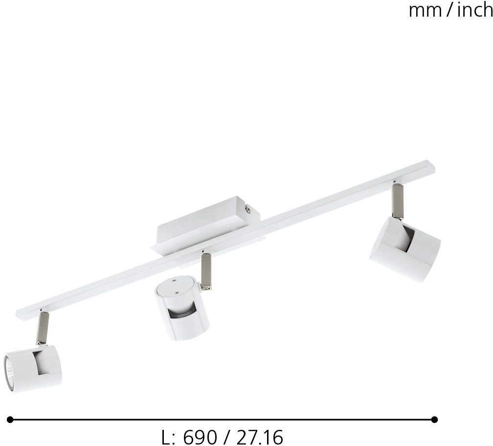 EGLO Ledplafondspots VERGIANO 3-step dimming