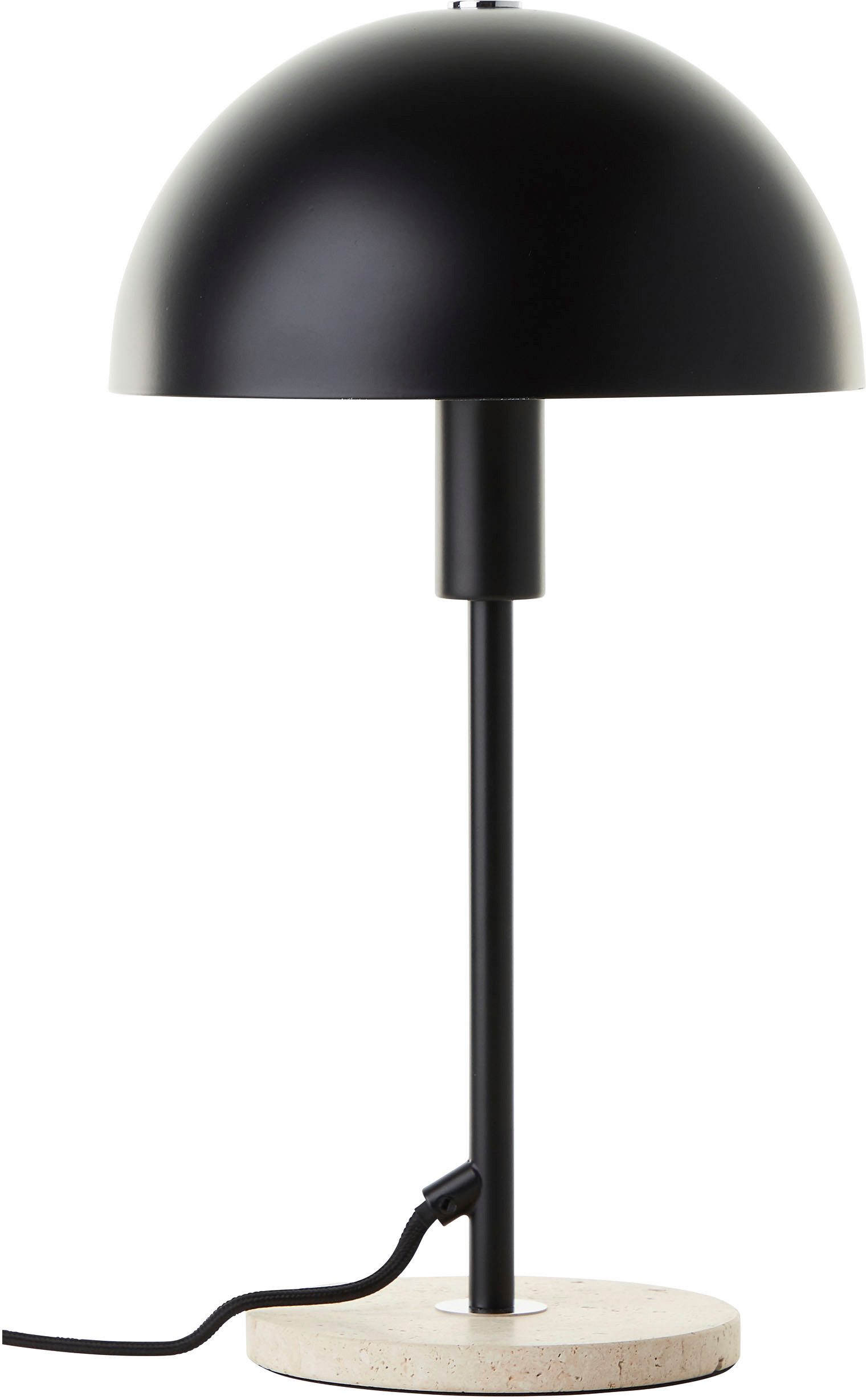 LeGer Home by Lena Gercke Tafellamp Linnea paddenstoel lamp - travertijn steenvoet Paddenstoel lamp, tafellamp, hoogte 35,5 cm, natuursteen, paddenstoellamp (1 stuk)