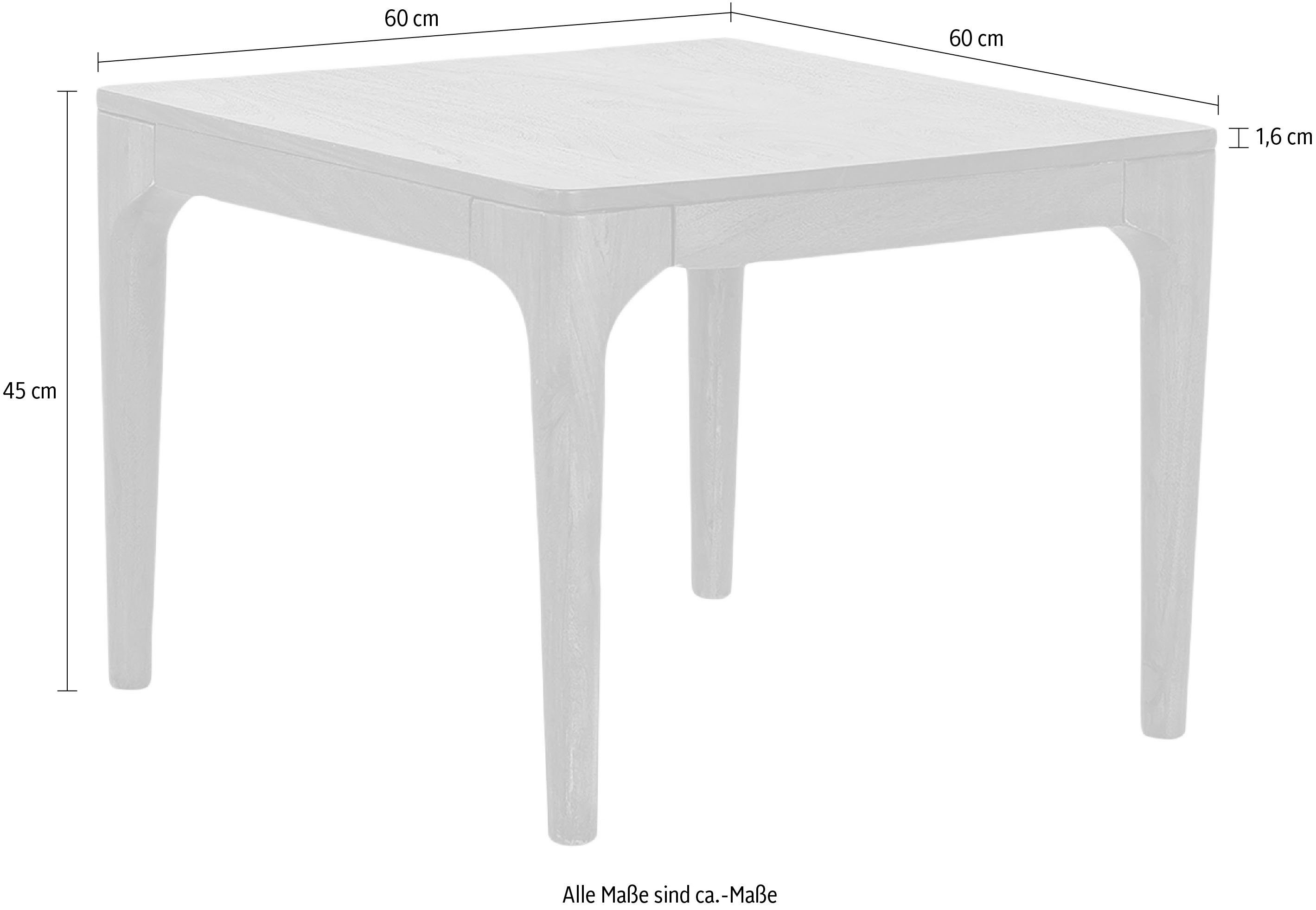 byLIVING Salontafel Bosse van massief hout, breedte 115 of 60 cm