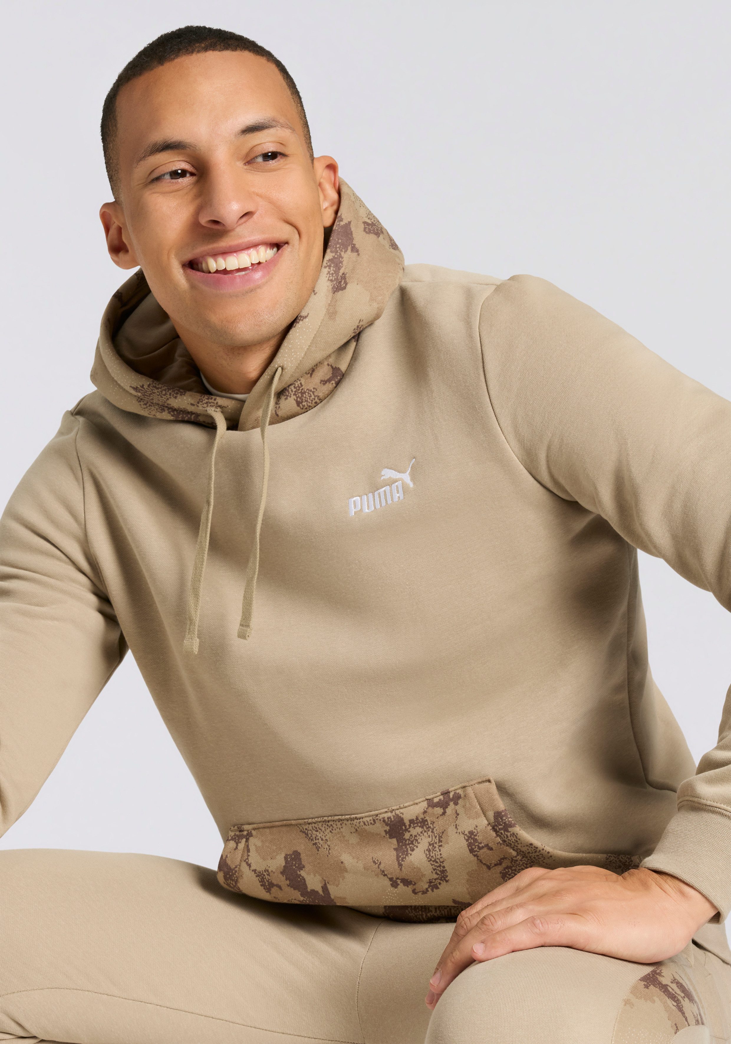 PUMA Hoodie ESS CAMO HOODIE FL