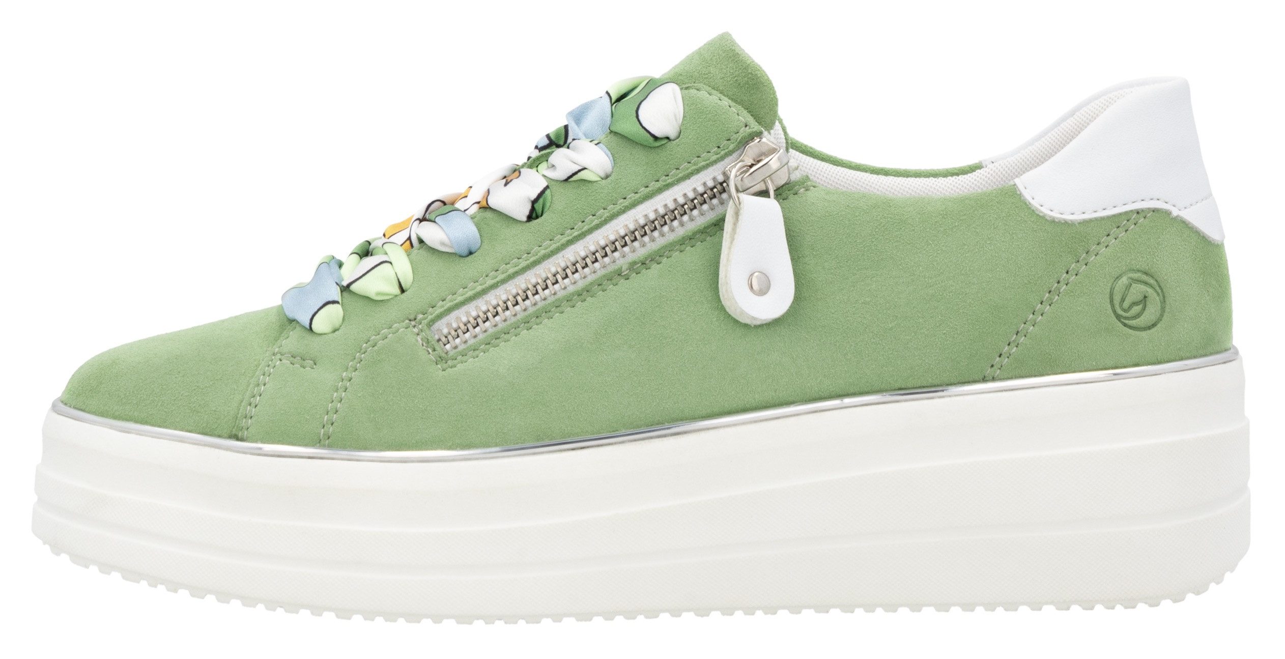Remonte Plateausneakers , vrijetijdsschoen, lage schoen, veterschoen met zijrits