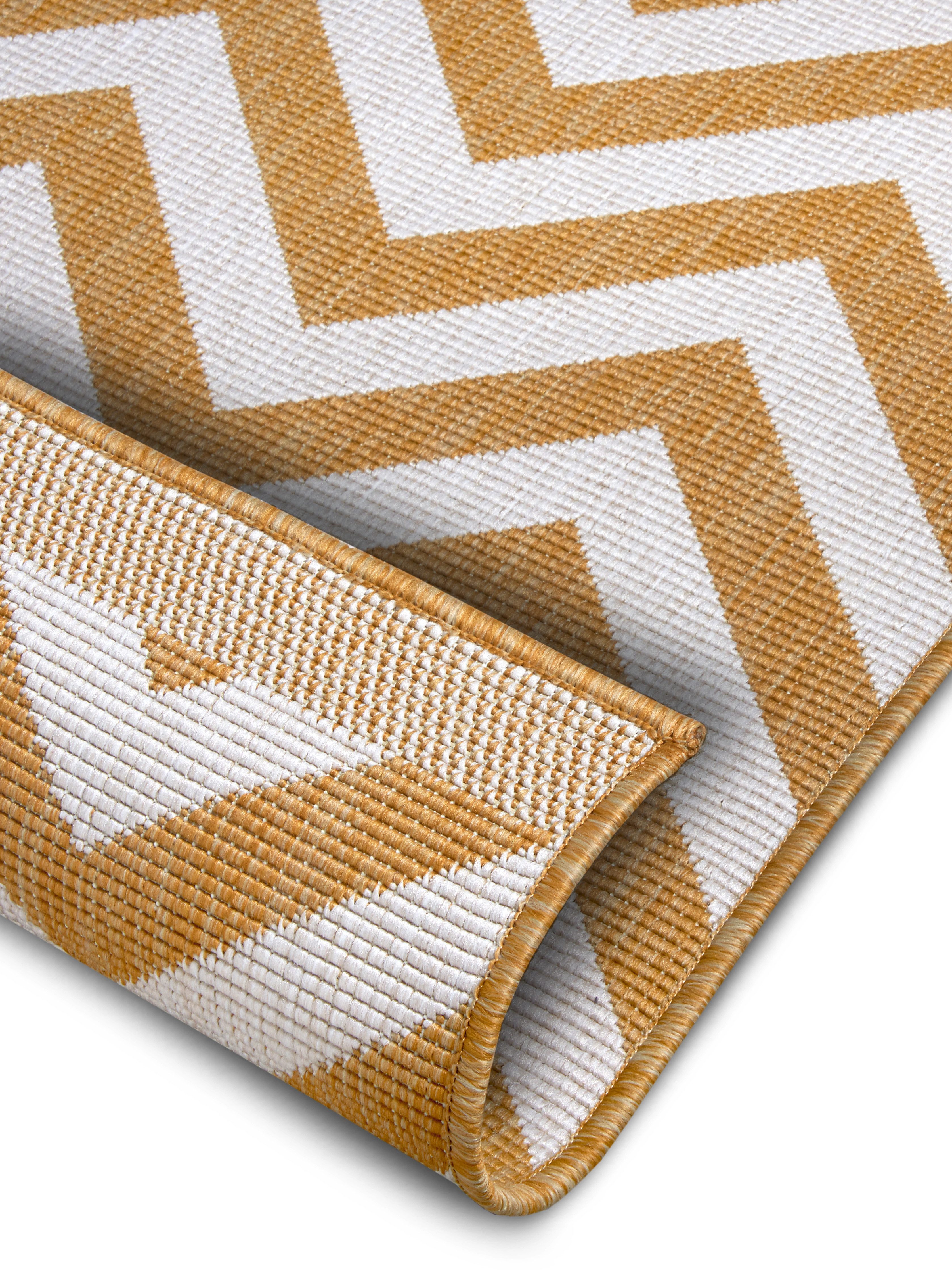 NORTHRUGS Vloerkleed Palma tweezijdig te gebruiken kleed Binnen- en buitengebruik, weerbestendig, balkon, loper, woonkamer, waterbestendig