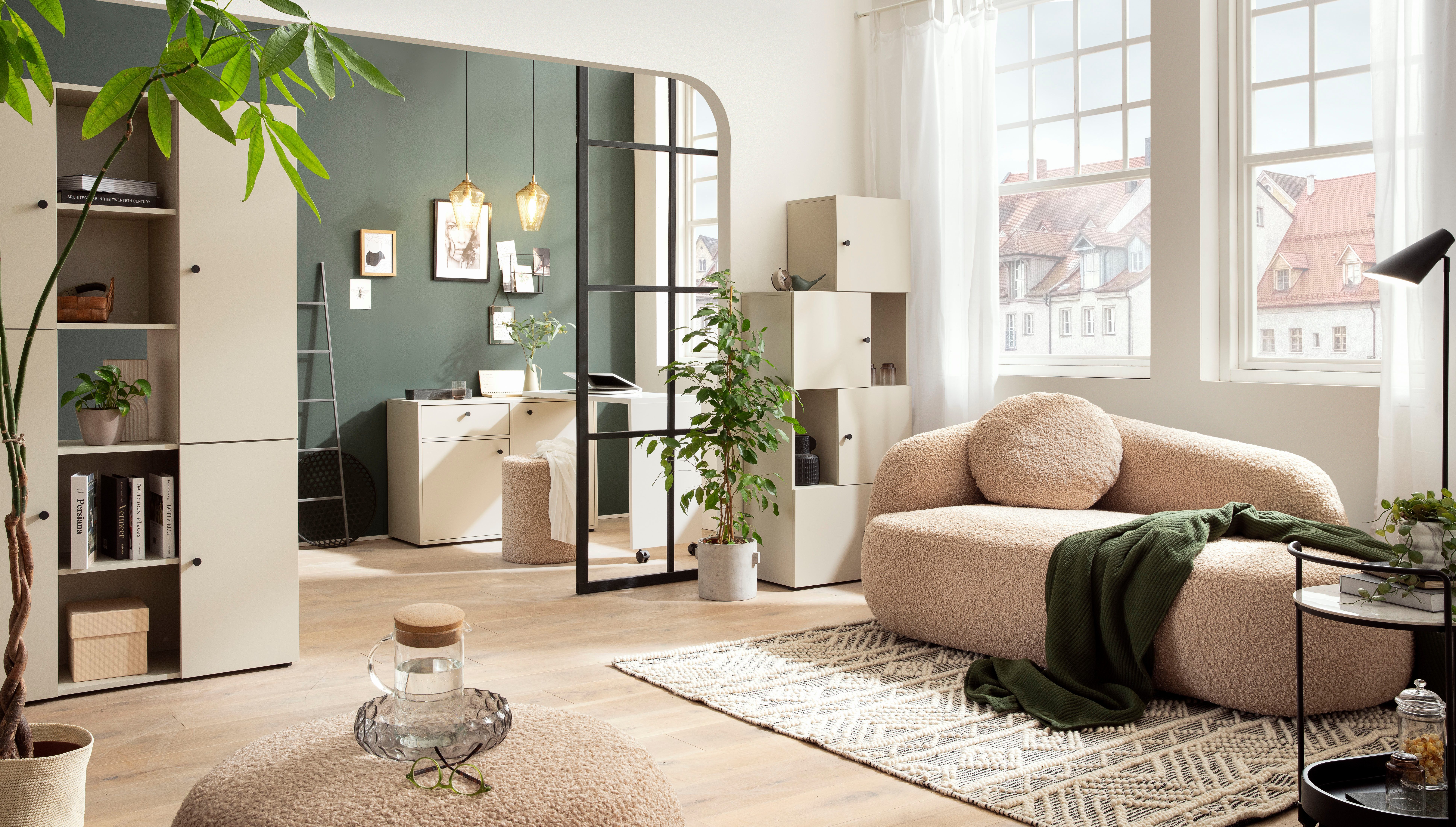 Schildmeyer Roomdivider Lovund, breedte 104 cm 2 deuren met soft-closefunctie