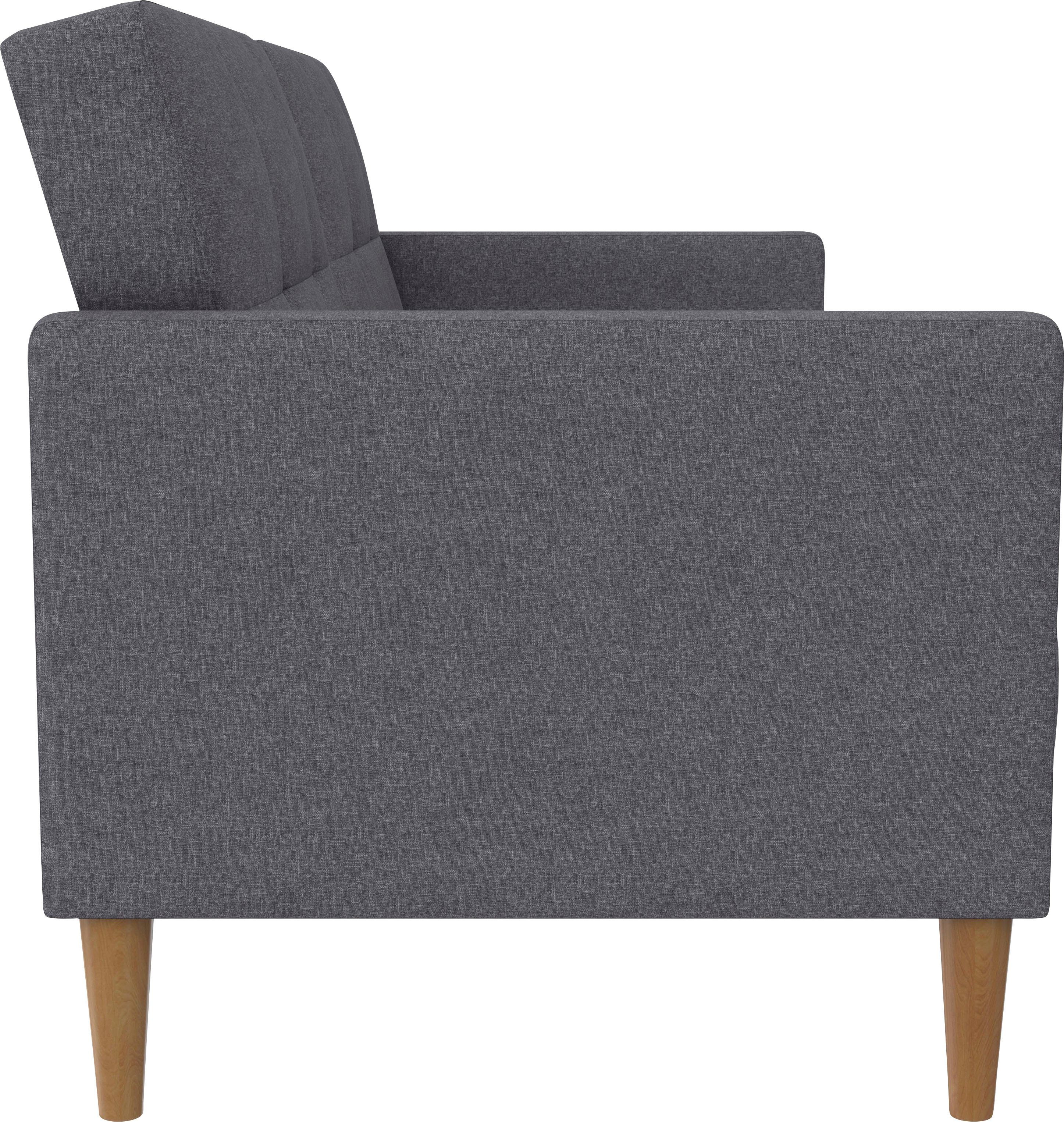 Dorel Home 3-zitsbank Lilly Bedfunctie, rugleuning 3-voudig verstelbaar, zithoogte 43 cm