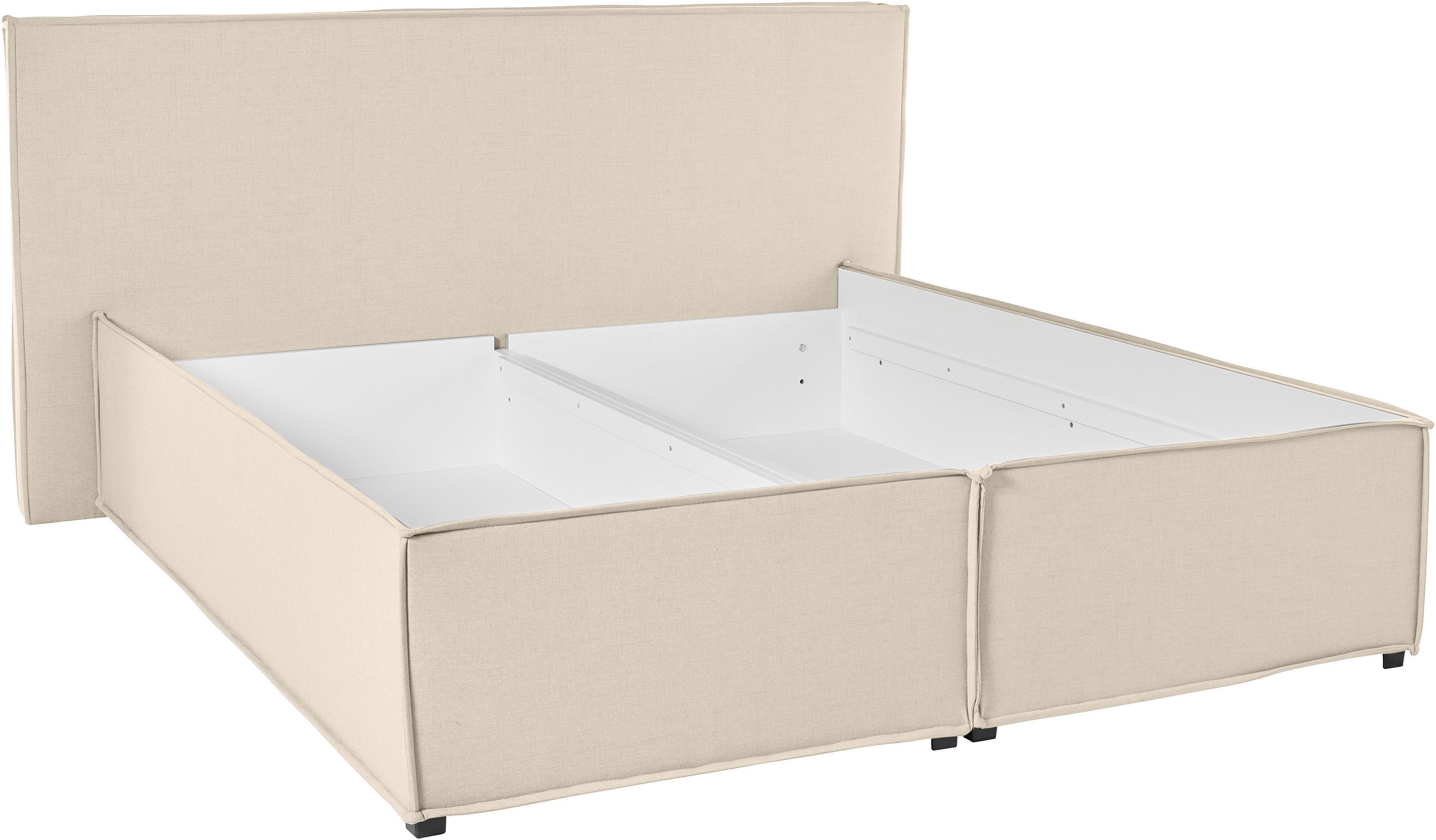 LeGer Home by Lena Gercke Gestoffeerd bed Isaline naar keuze zonder matras of met 3 matrassoorten, hoofdbordhoogte 107 cm