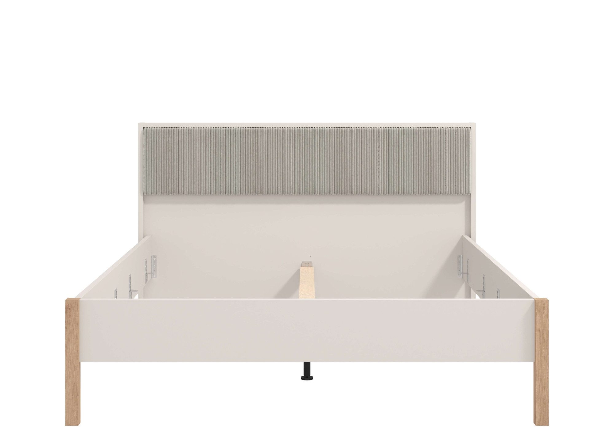 Home affaire Bed Belfort bed, met gestoffeerd hoofdbord bekleed met zachte corduroy