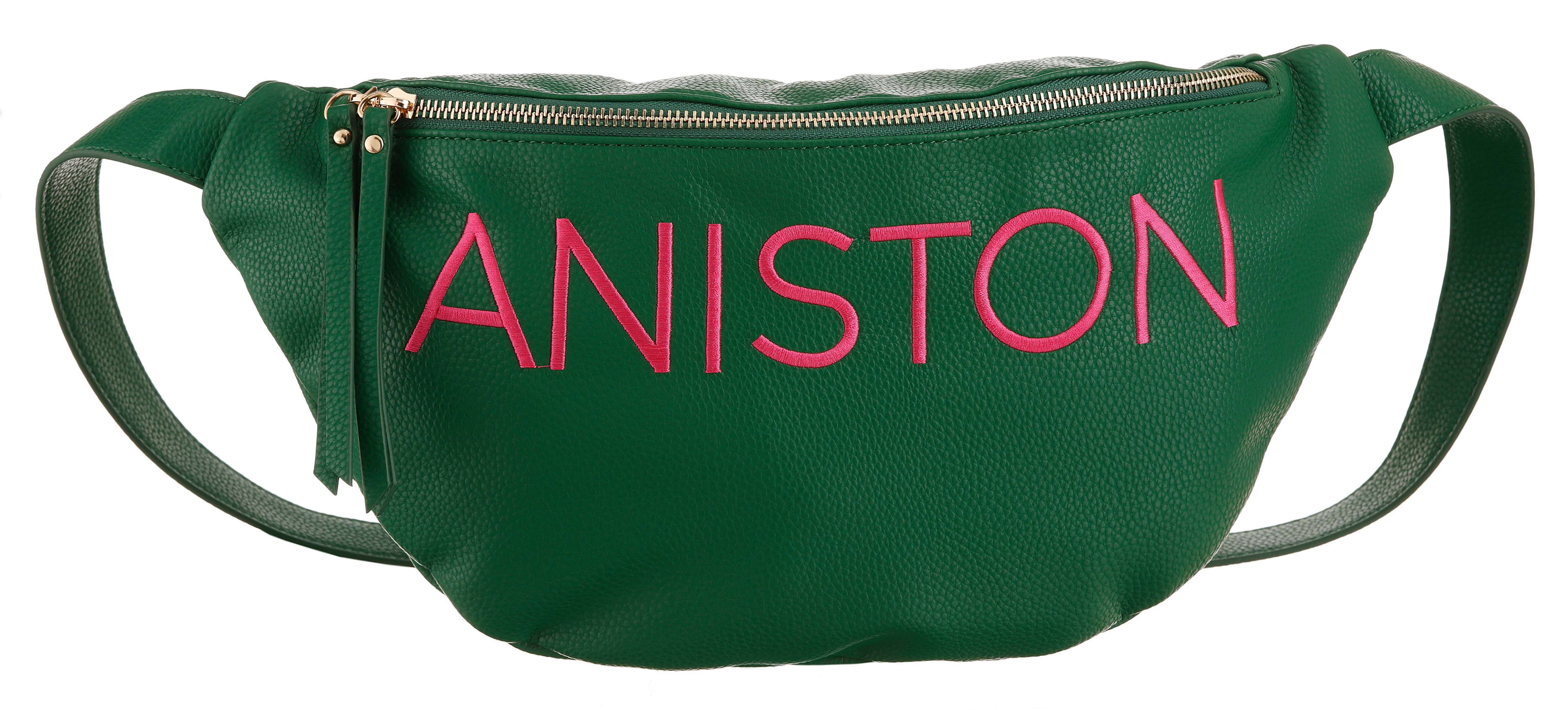 Aniston by BAUR Schoudertas met geborduurd opschrift