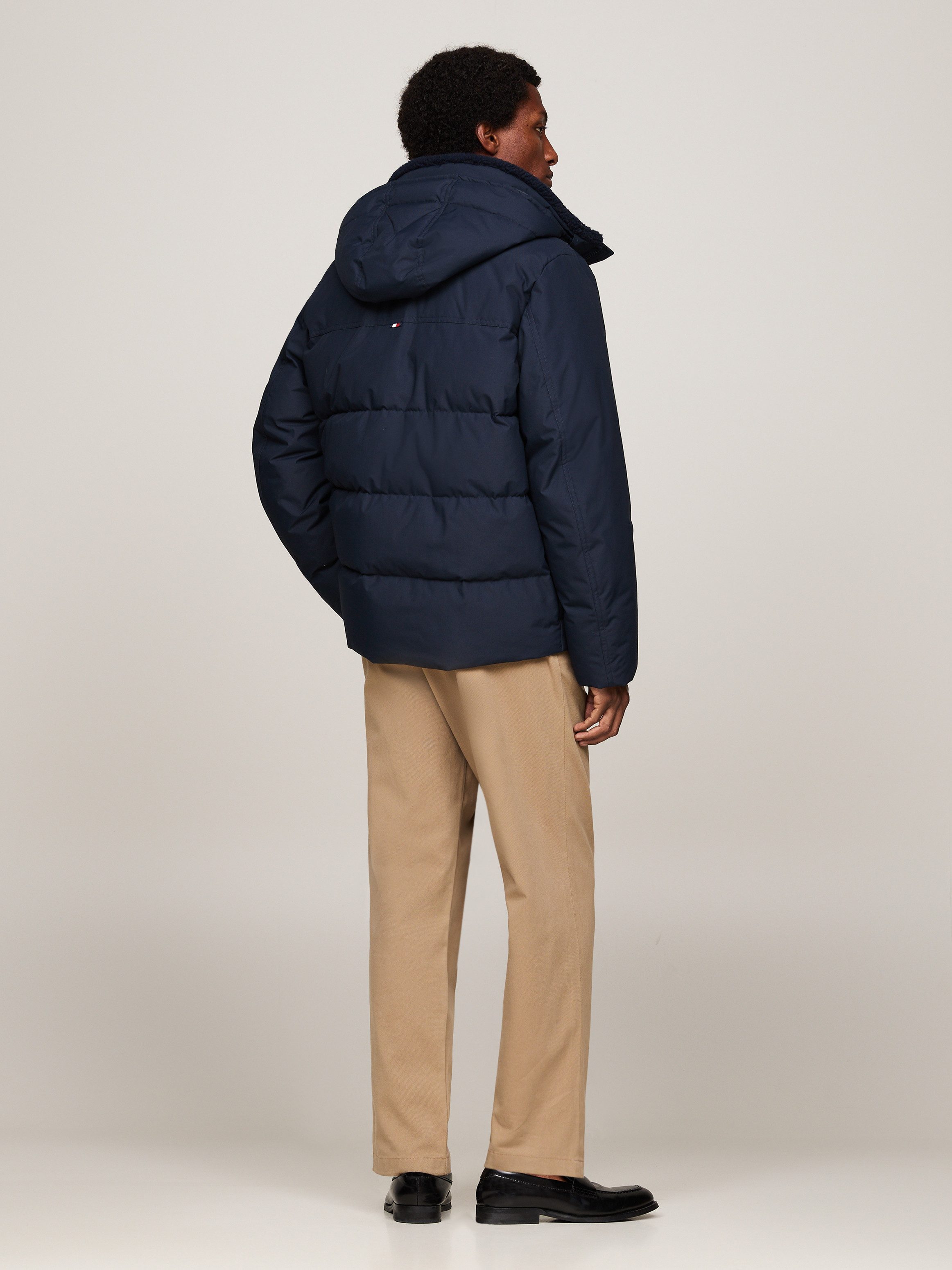 Tommy Hilfiger Parka ROCKIE UTILITY HOODED JACKET Afneembare capuchon met koord 2-weg rits