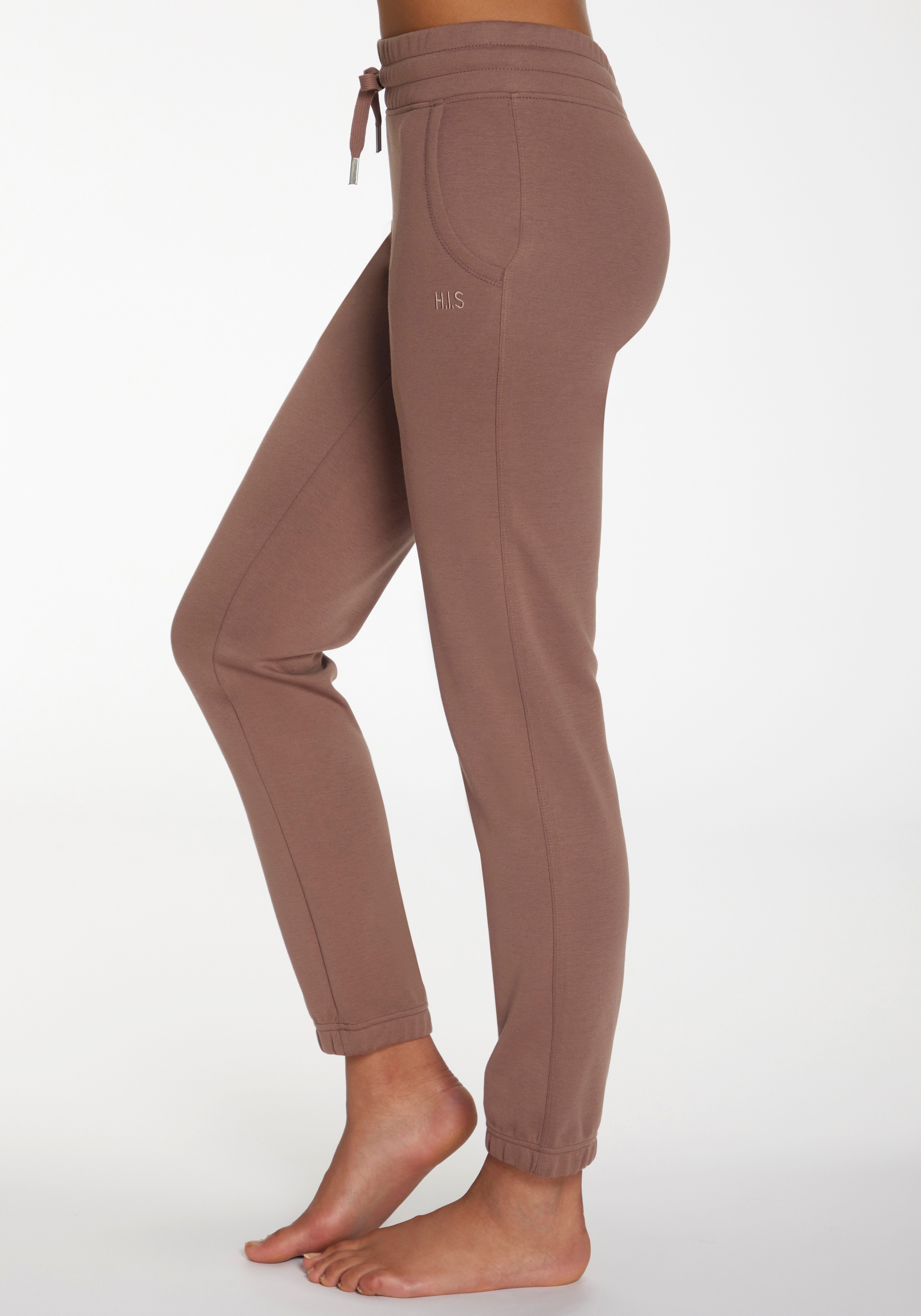 H.I.S Relaxbroek met brede tailleband, loungewear, loungepak
