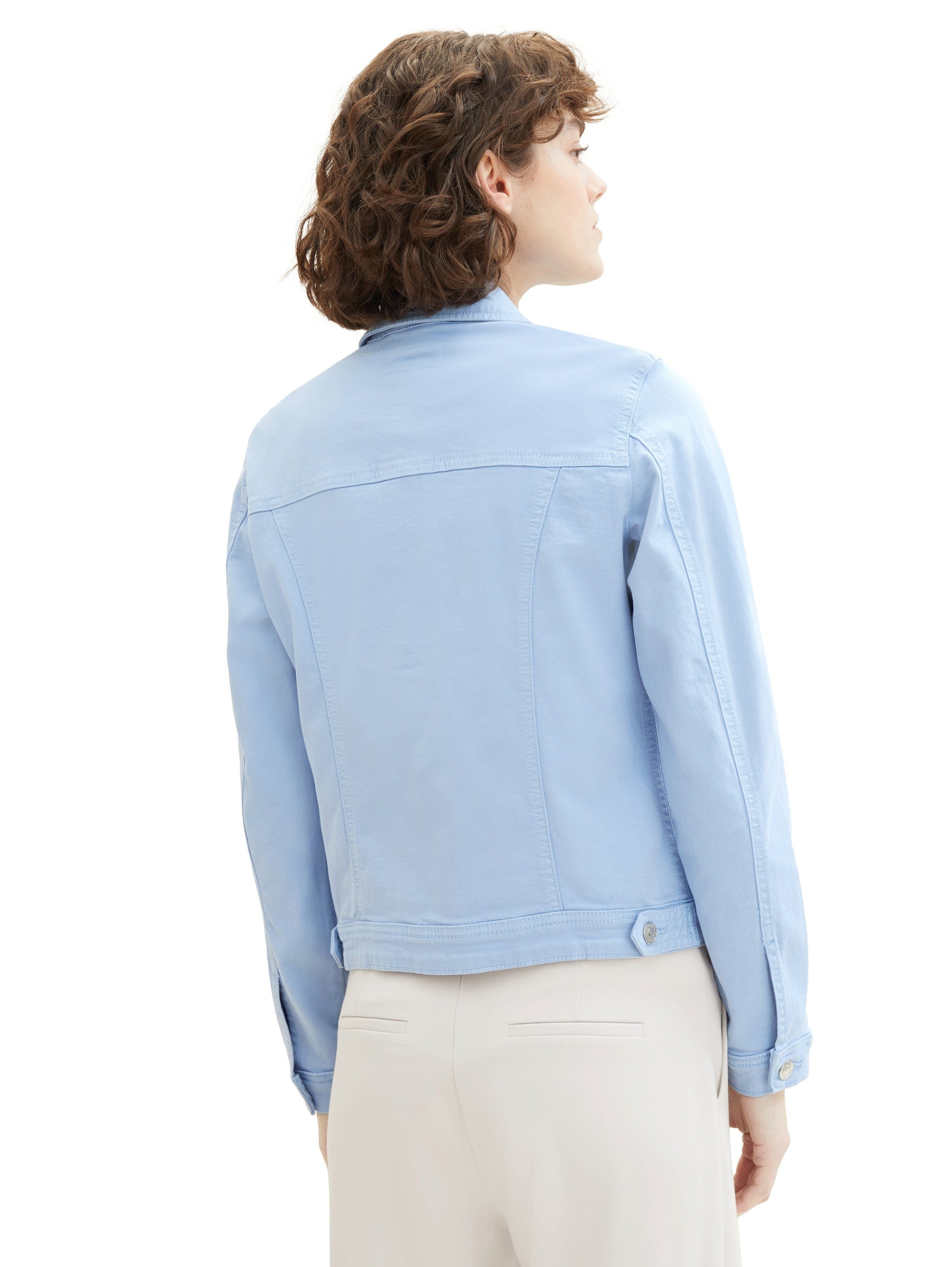 Tom Tailor Jeansjack met stijlvolle borstzakken